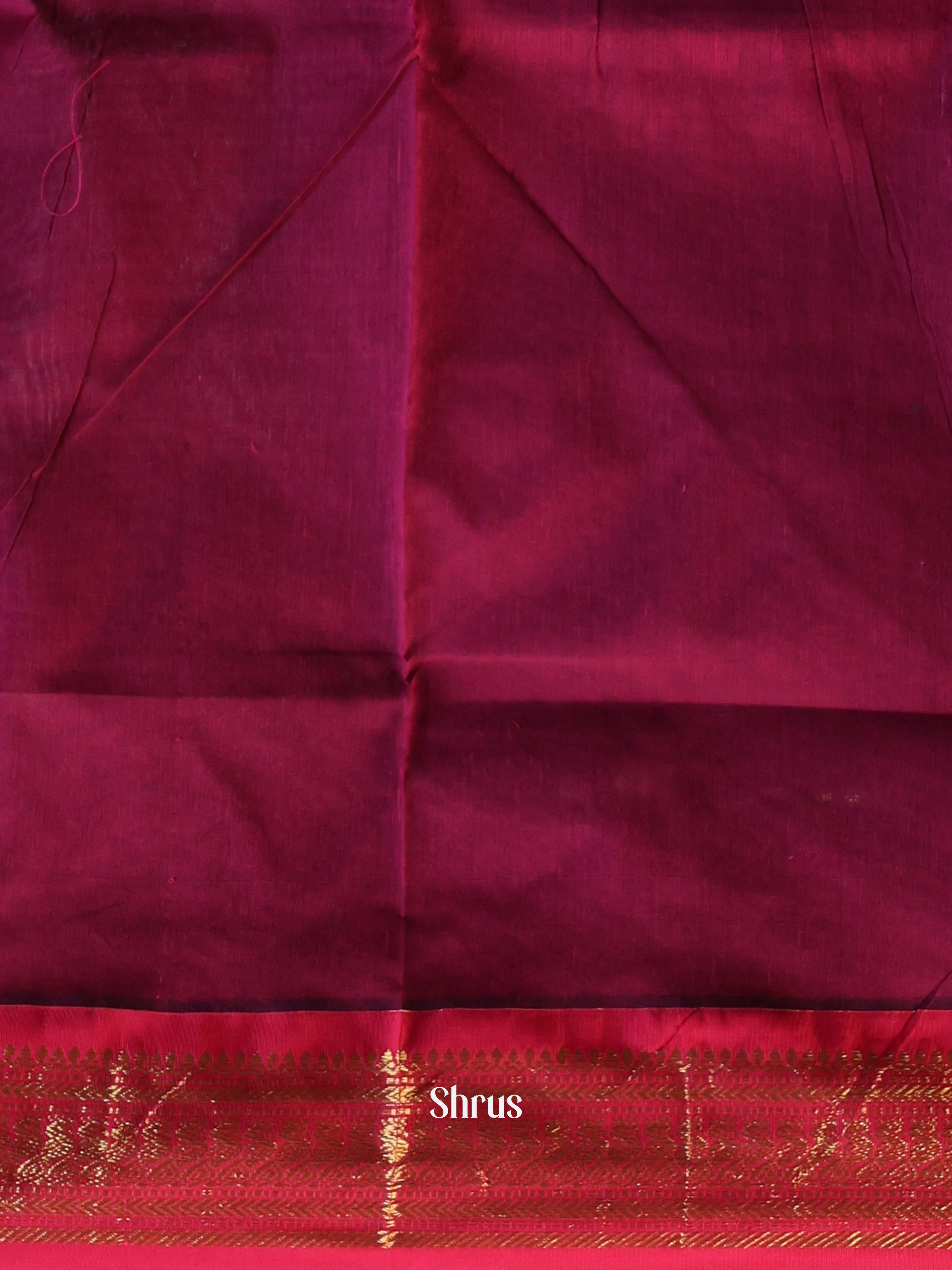 Blue & Purple - Kalyani Cotton Saree