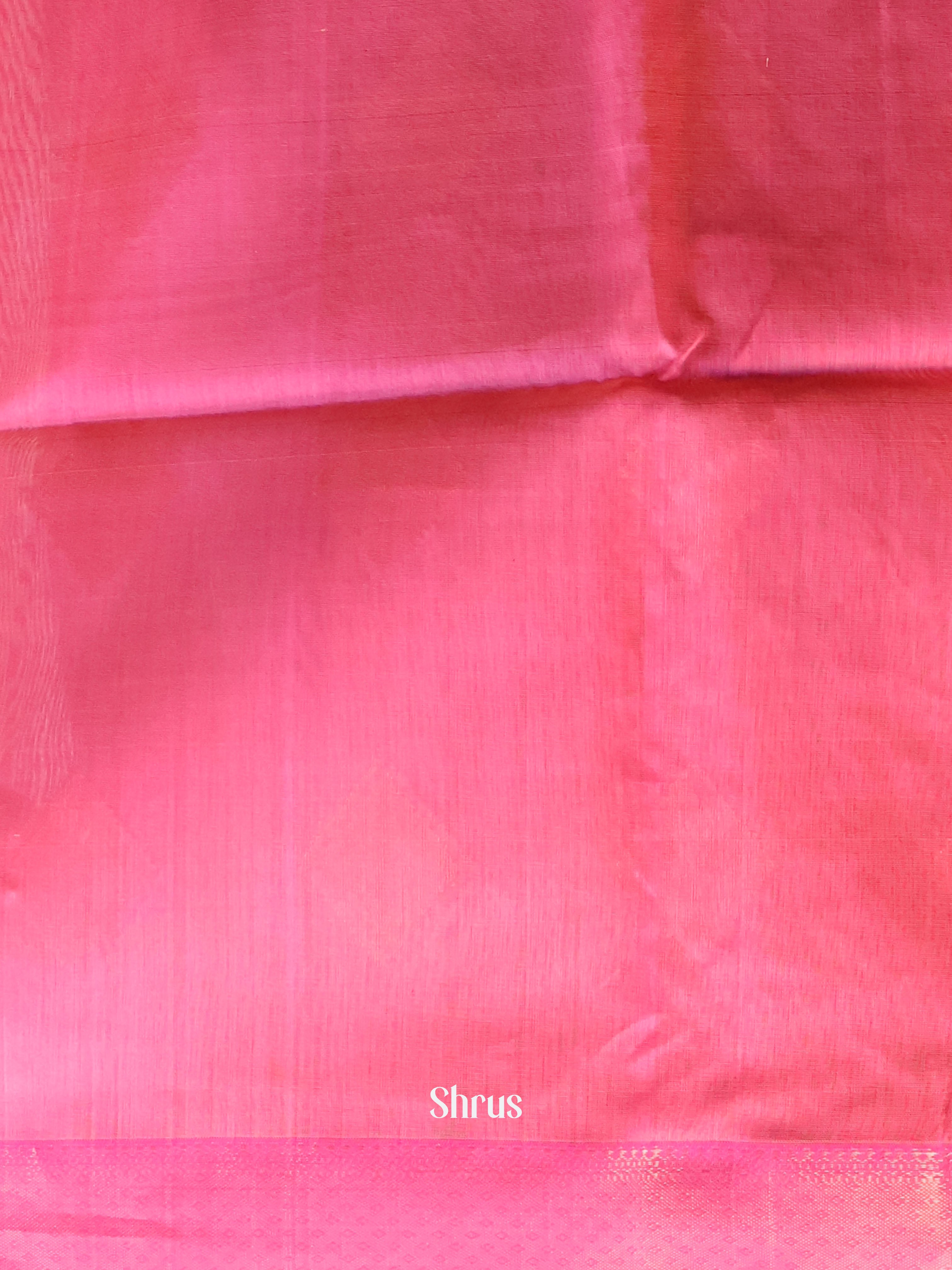 Yellow & Pink - Maheshwari silkcotton Saree