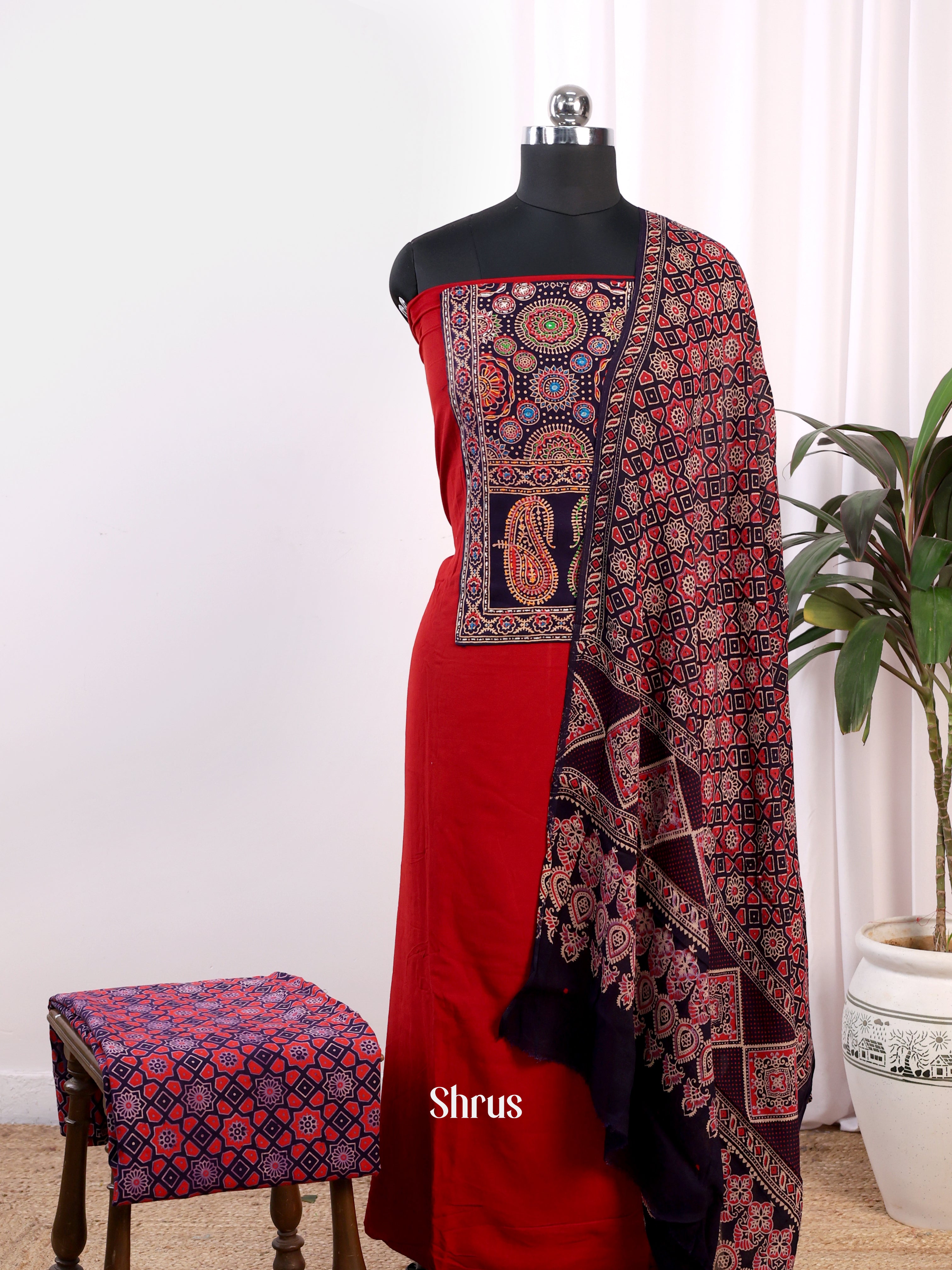 CJS07031 - Ajrakh Salwar