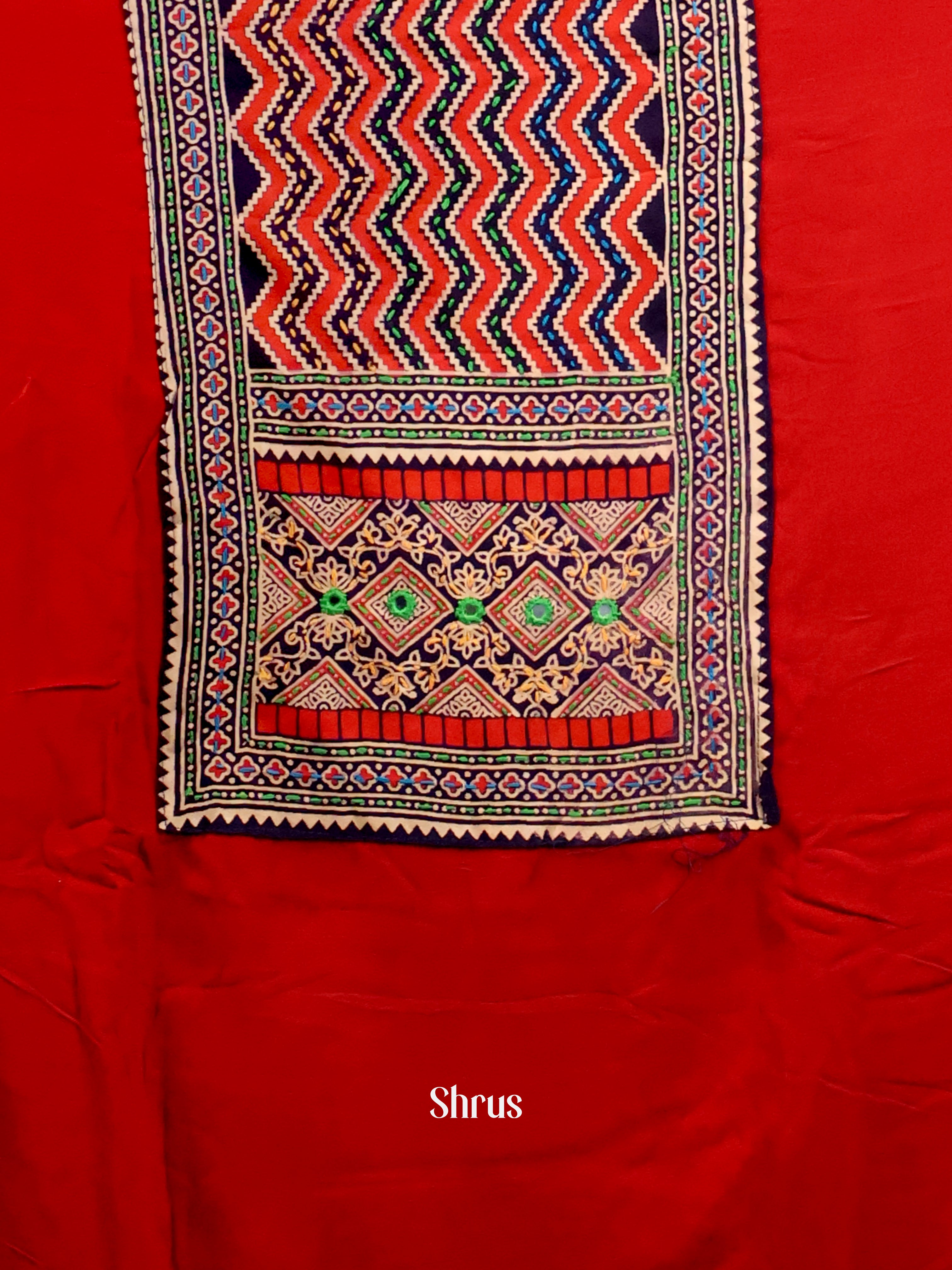 Red & Black- Ajrakh Salwar