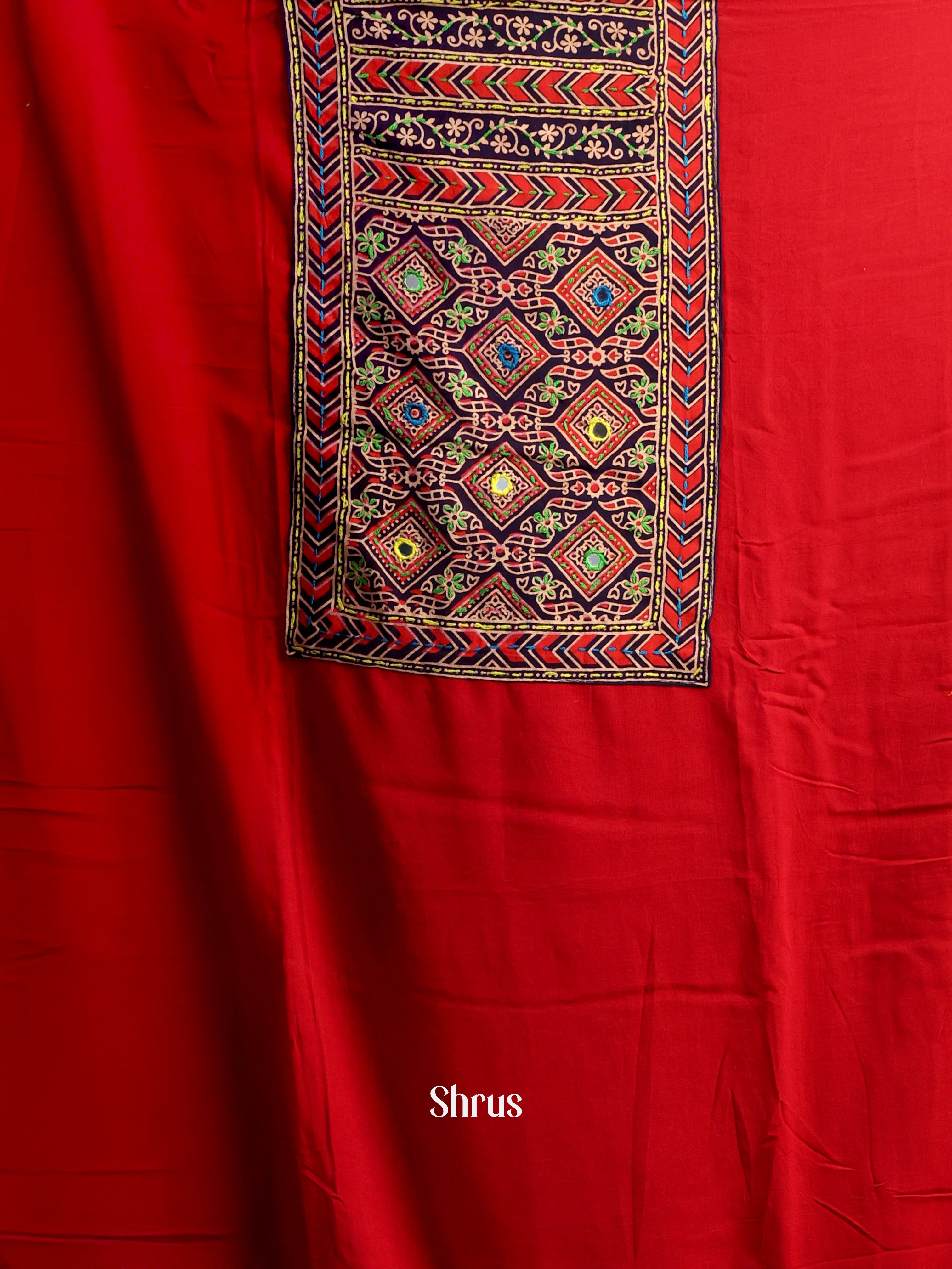 Red & Black - Ajrakh Salwar