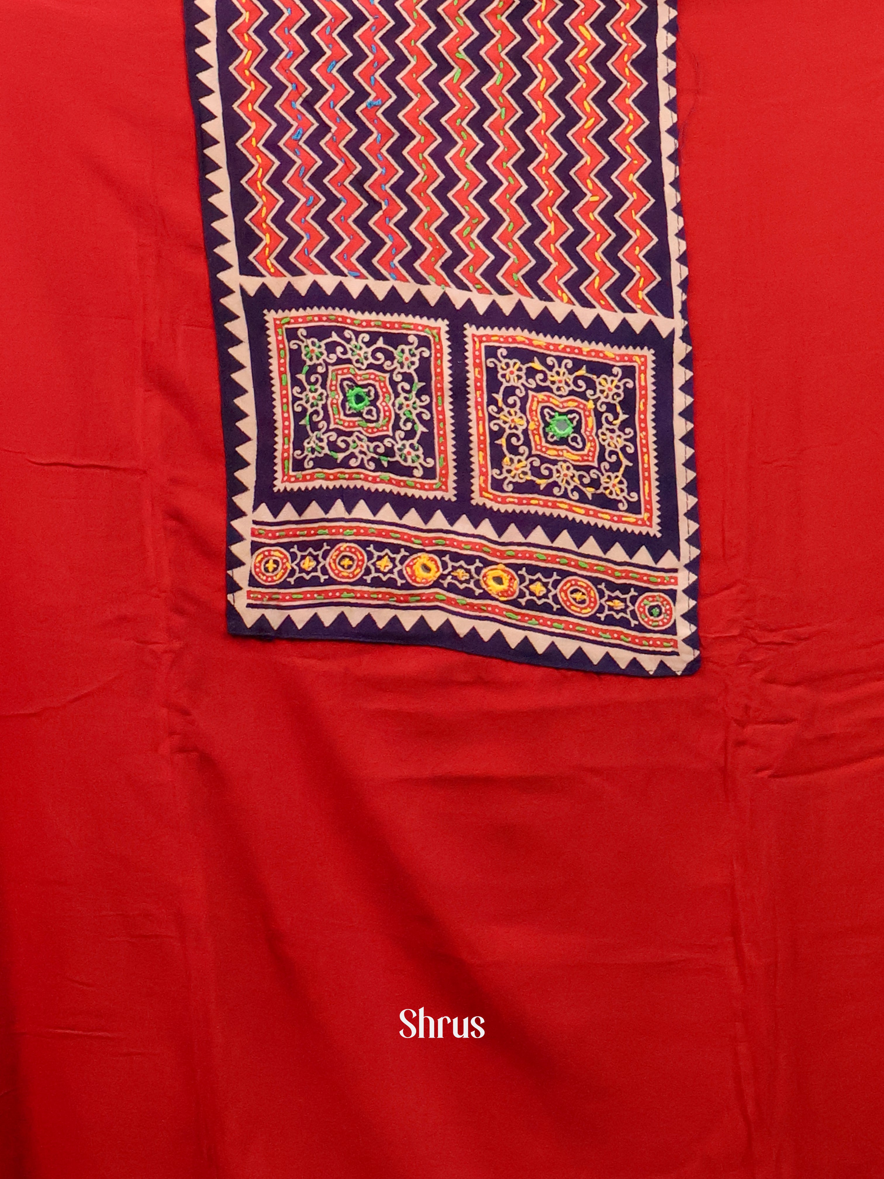 Red & Black - Ajrakh Salwar