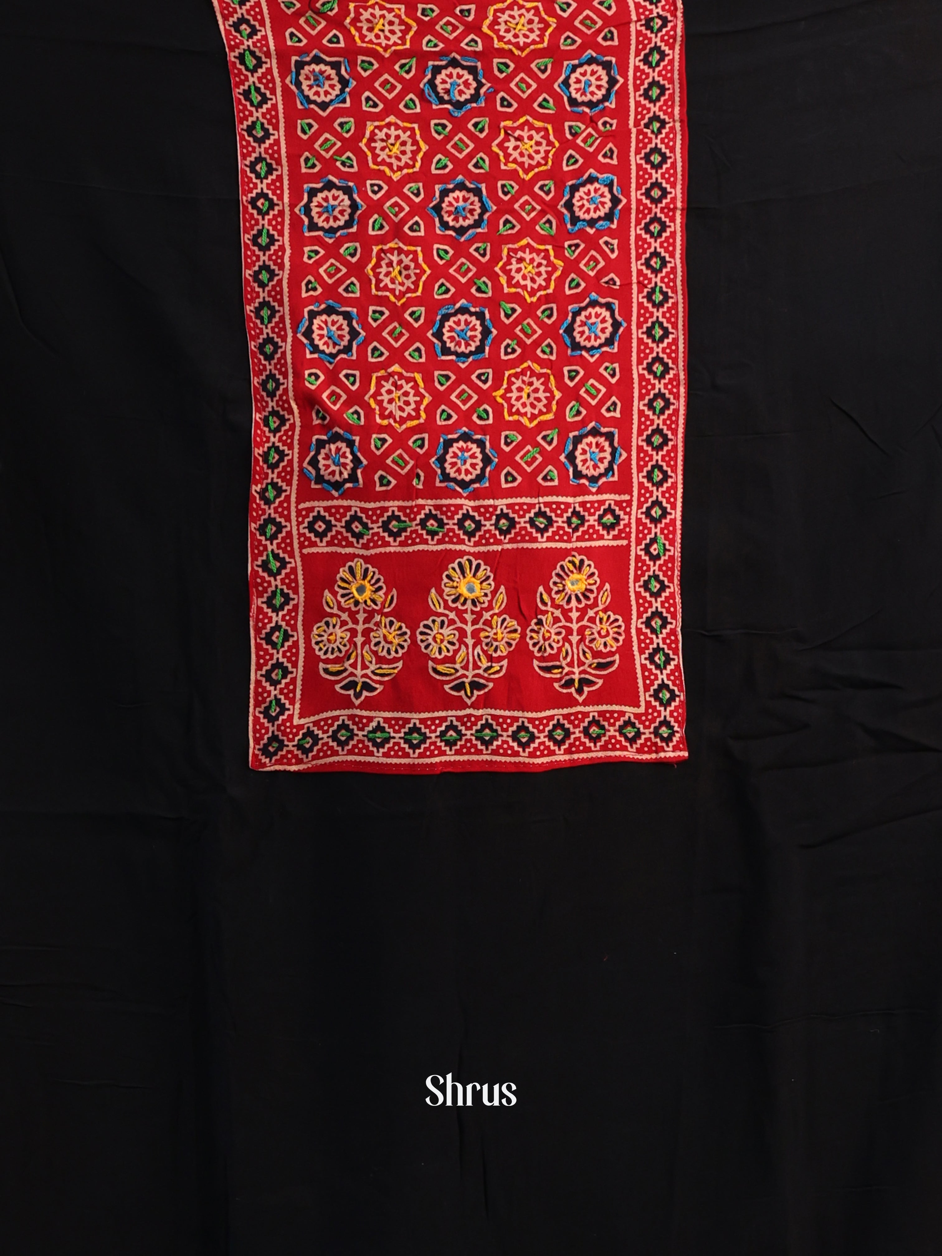 Black & Red - Ajrakh Salwar