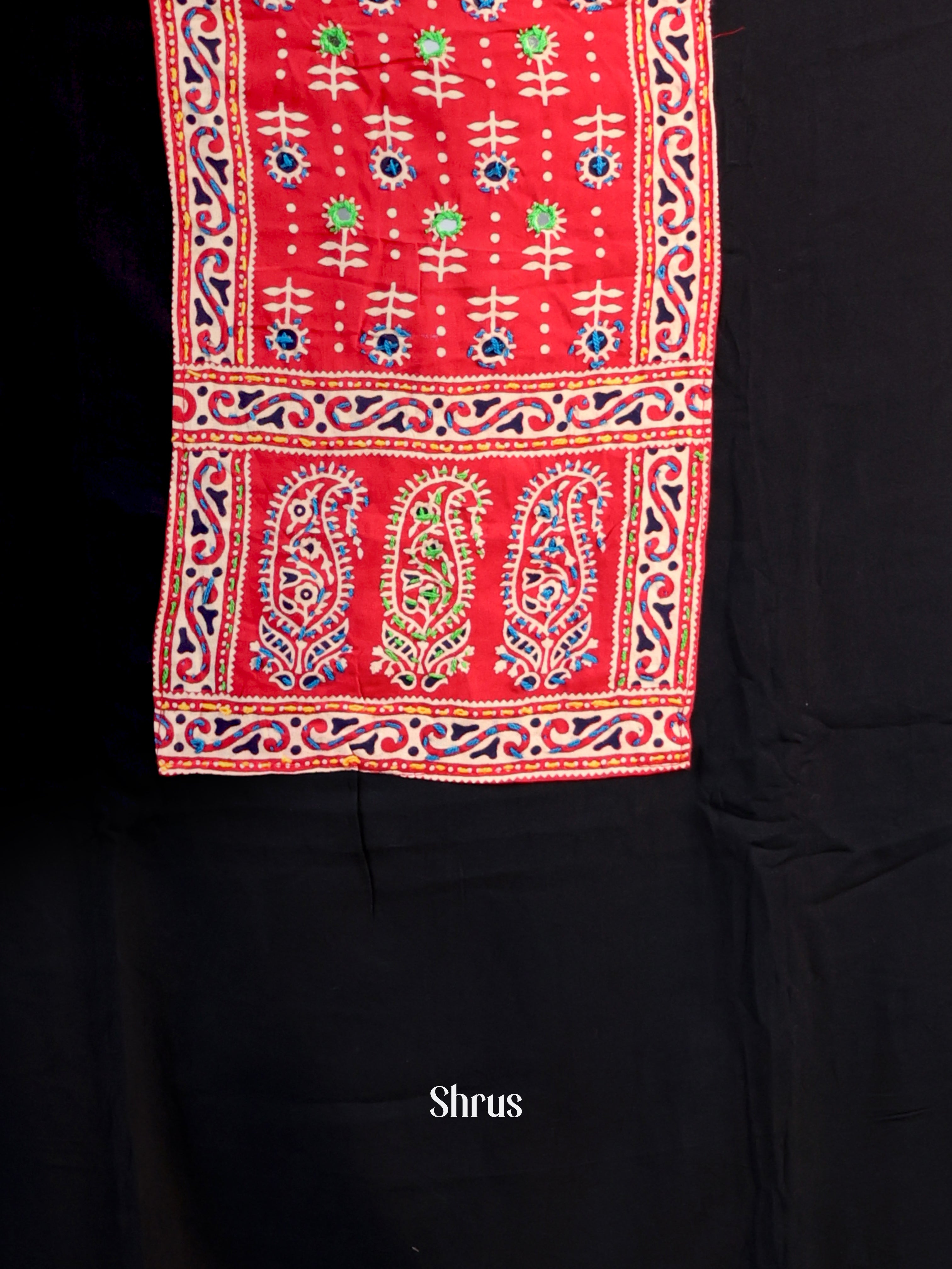 Black & Red - Ajrakh Salwar