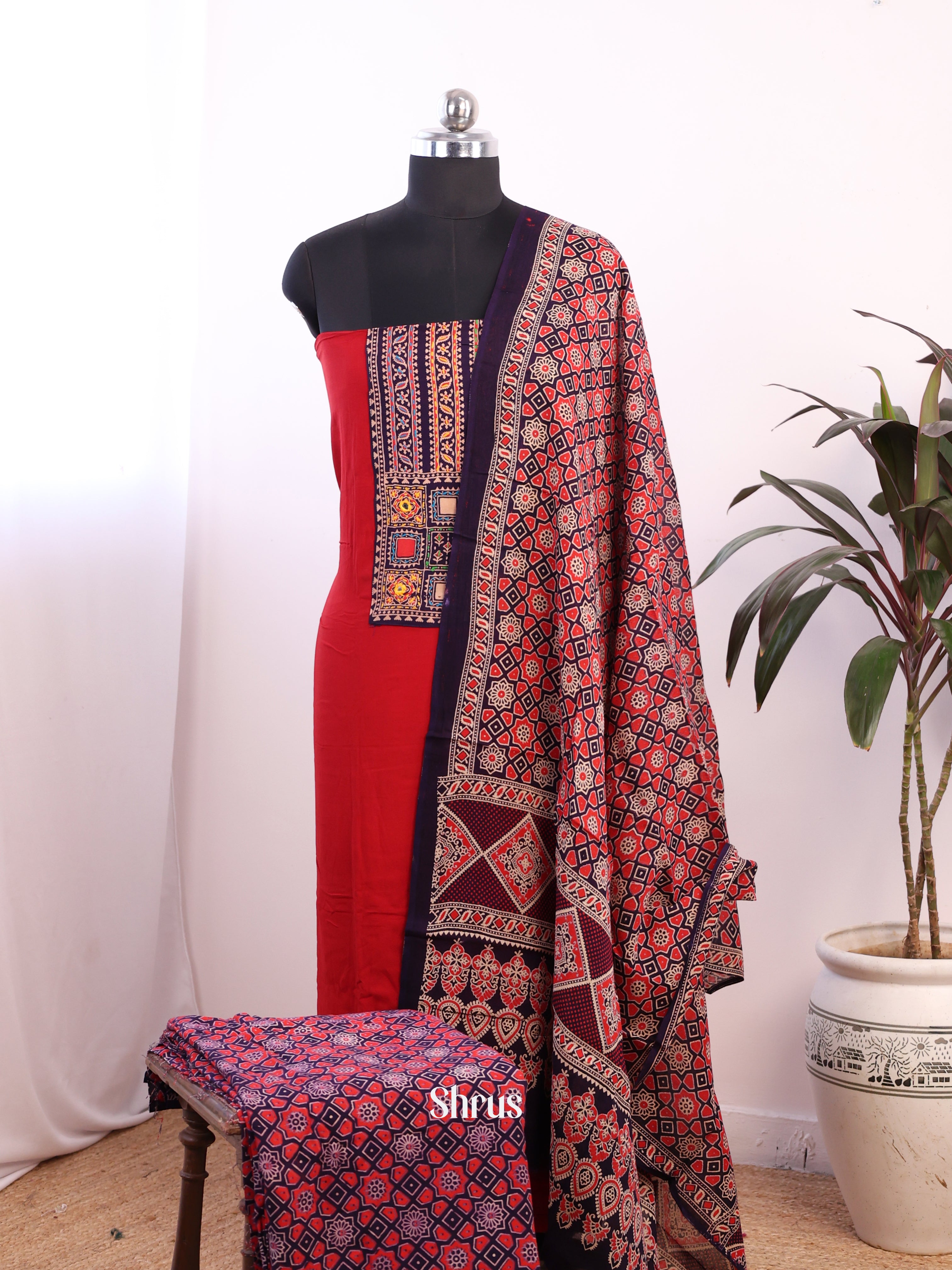 CJS07115 - Ajrakh Salwar