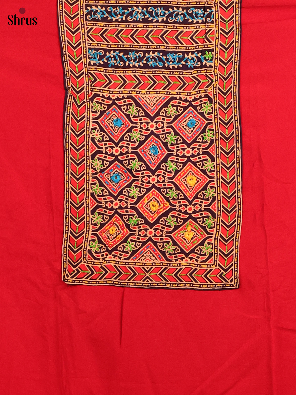 Red & Black - Ajrakh Salwar