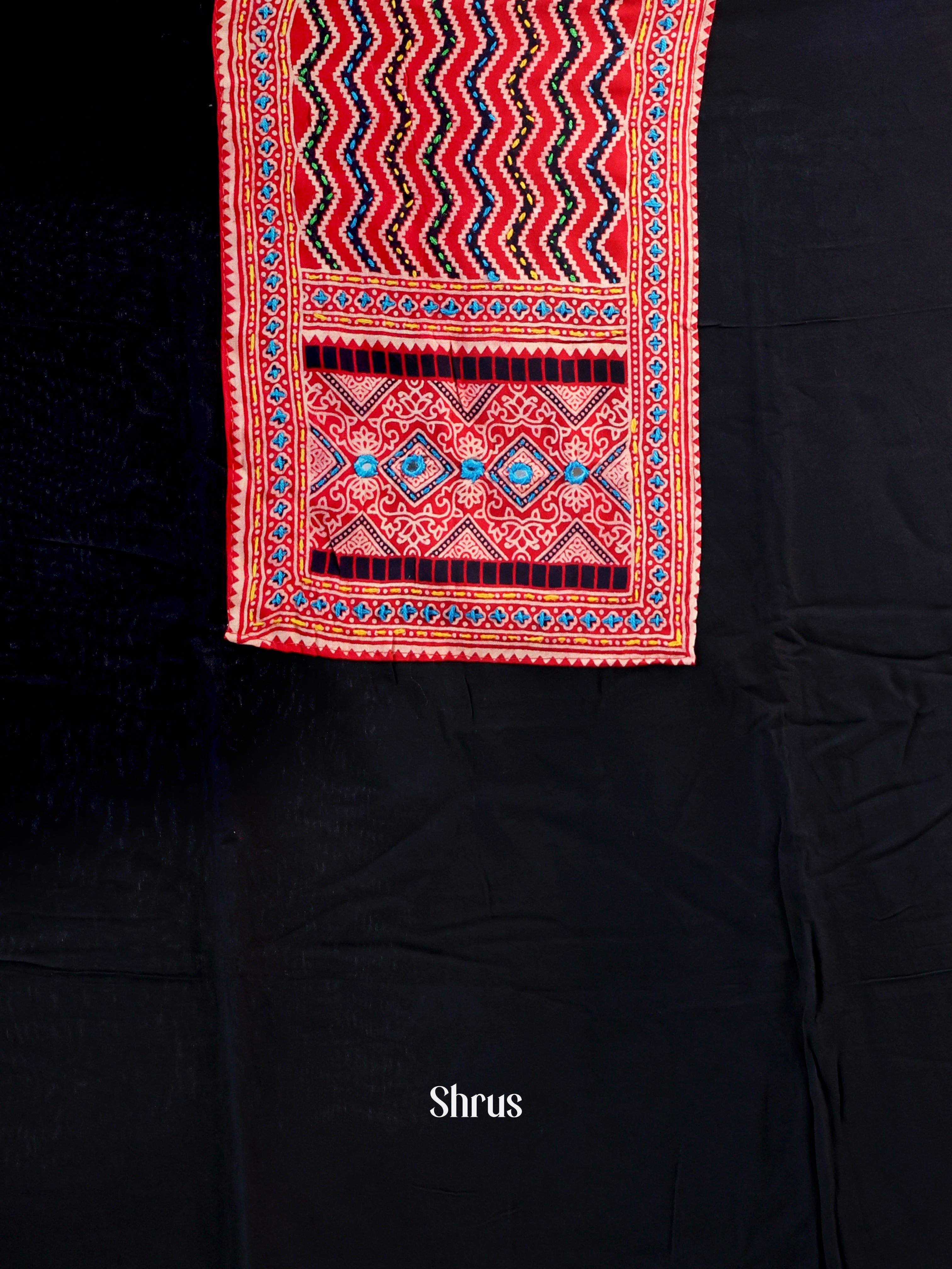 Black & Red - Ajrakh Salwar