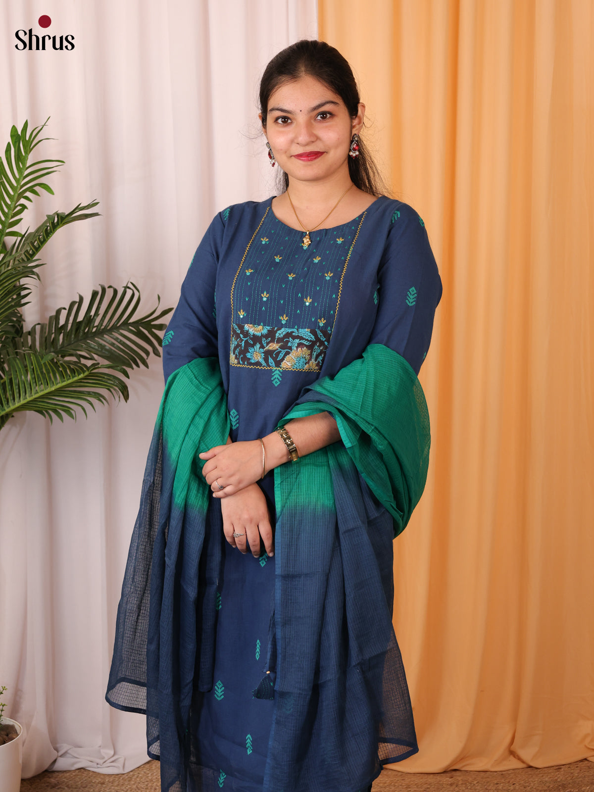 blue & Green - Readymade Suits - Shop on Shrus.com