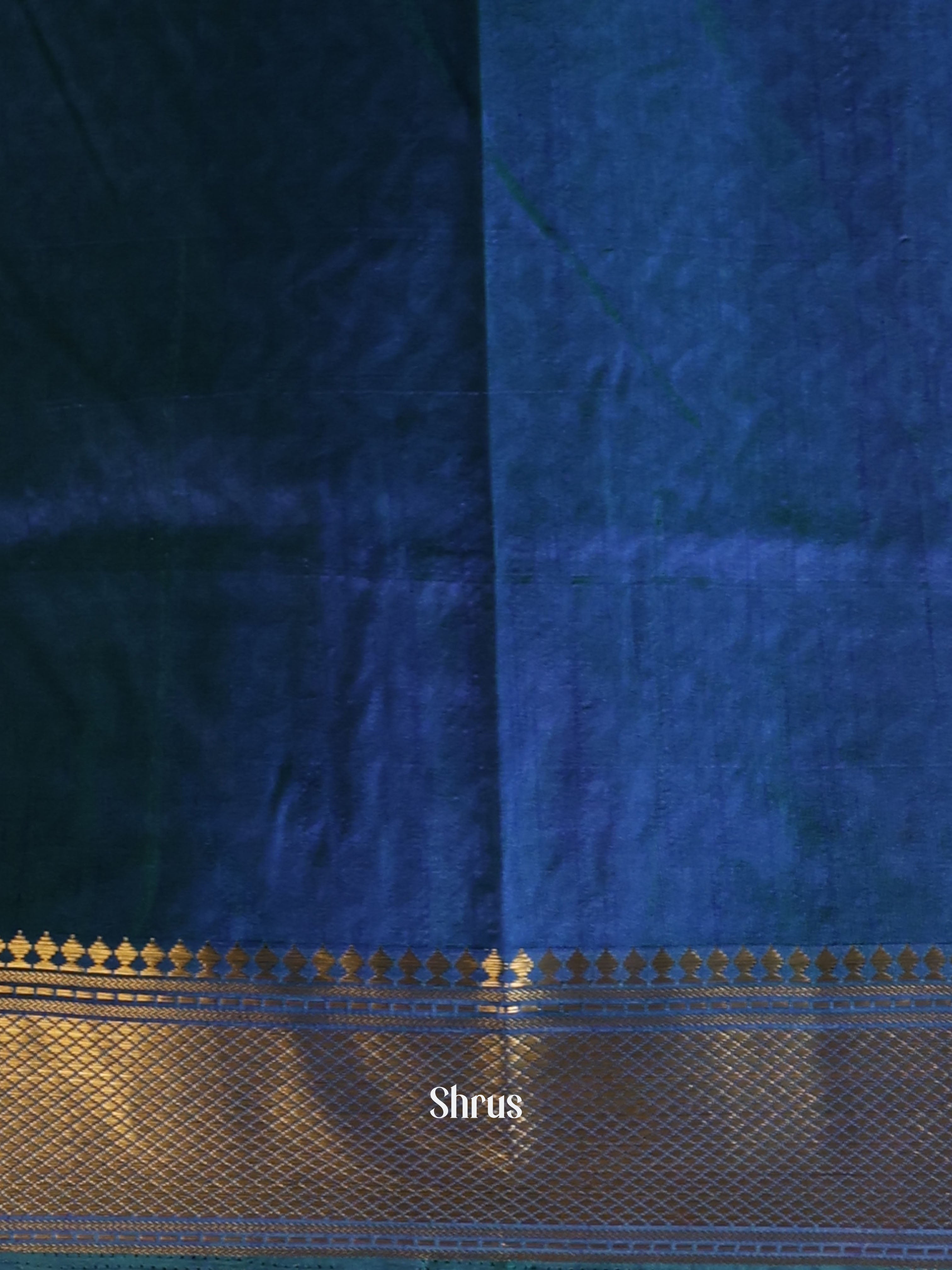 Green & Blue- Semi patola saree