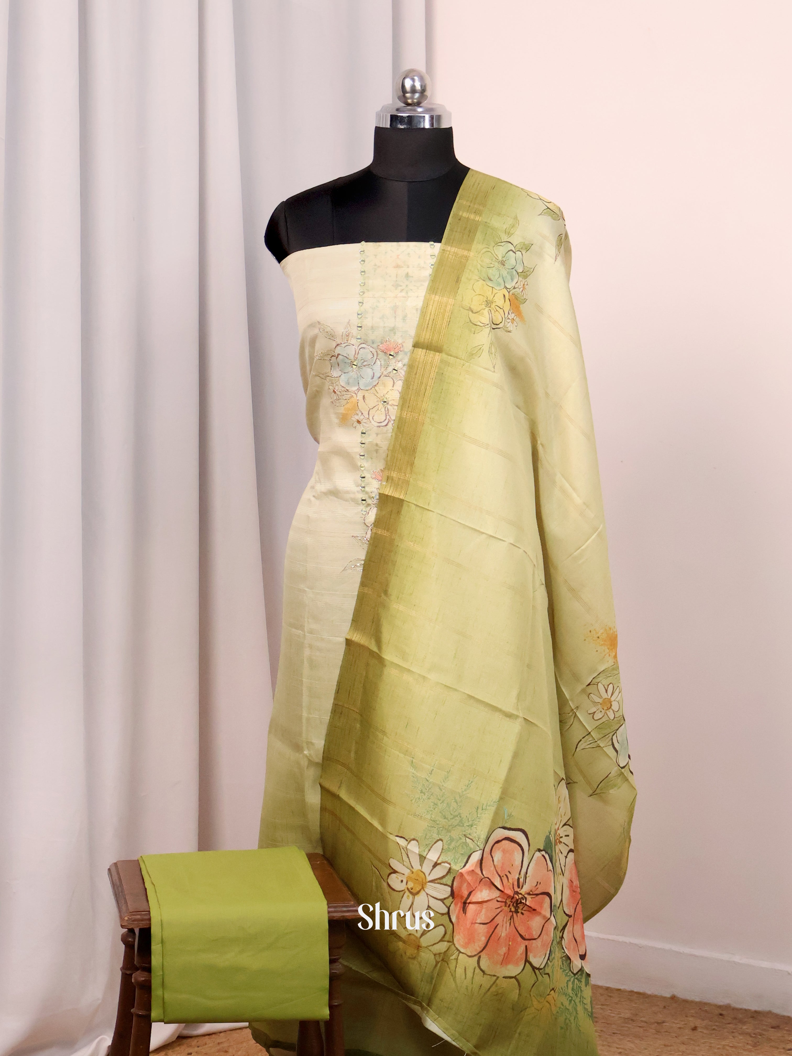 CJS07604 - Cotton salwar - Shop on Shrus.com