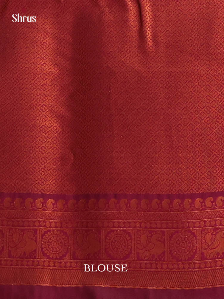 CJS08189 - Semi Kanchipuram Saree - Shop on Shrus.com
