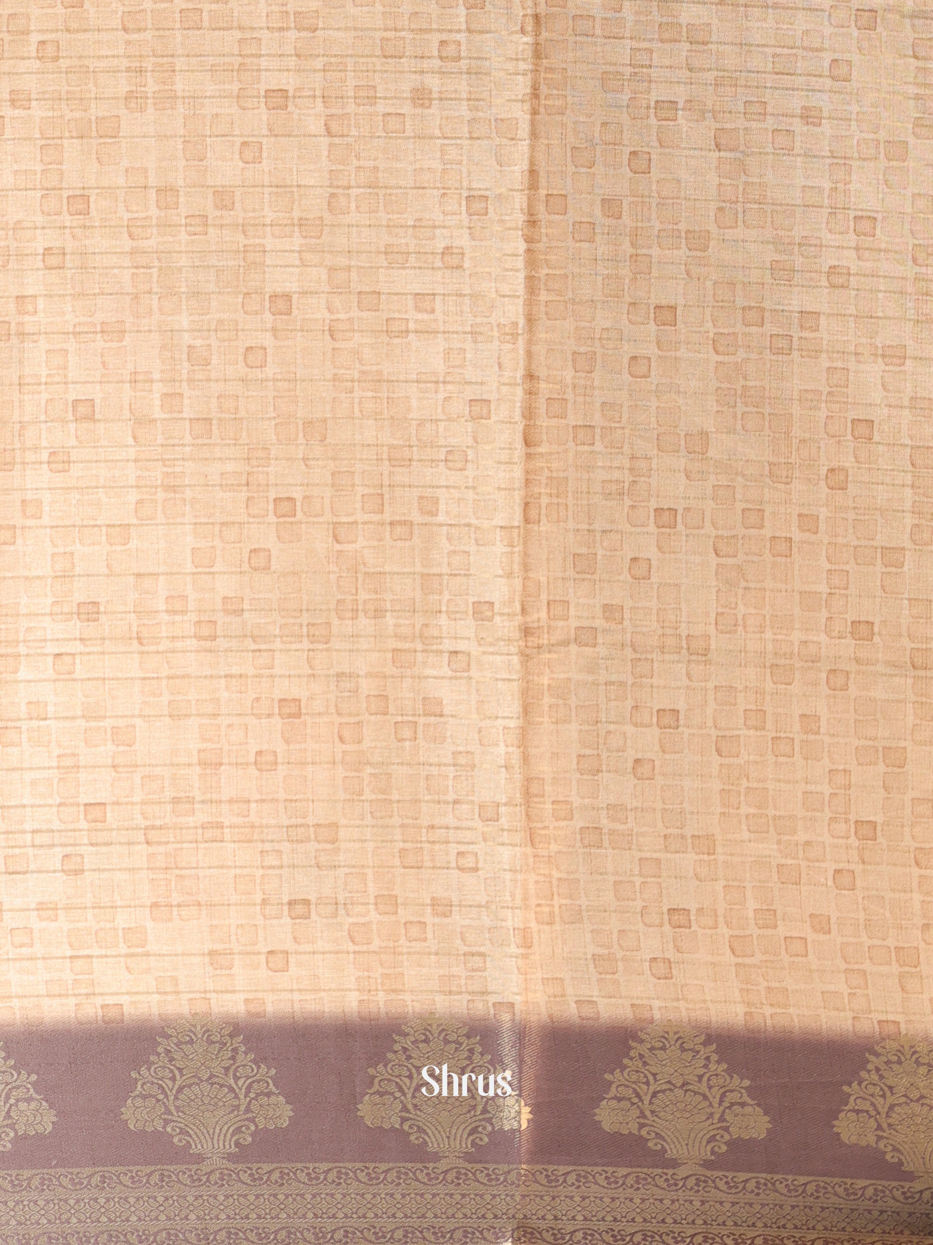 CJS09271 - Semi Chanderi Saree