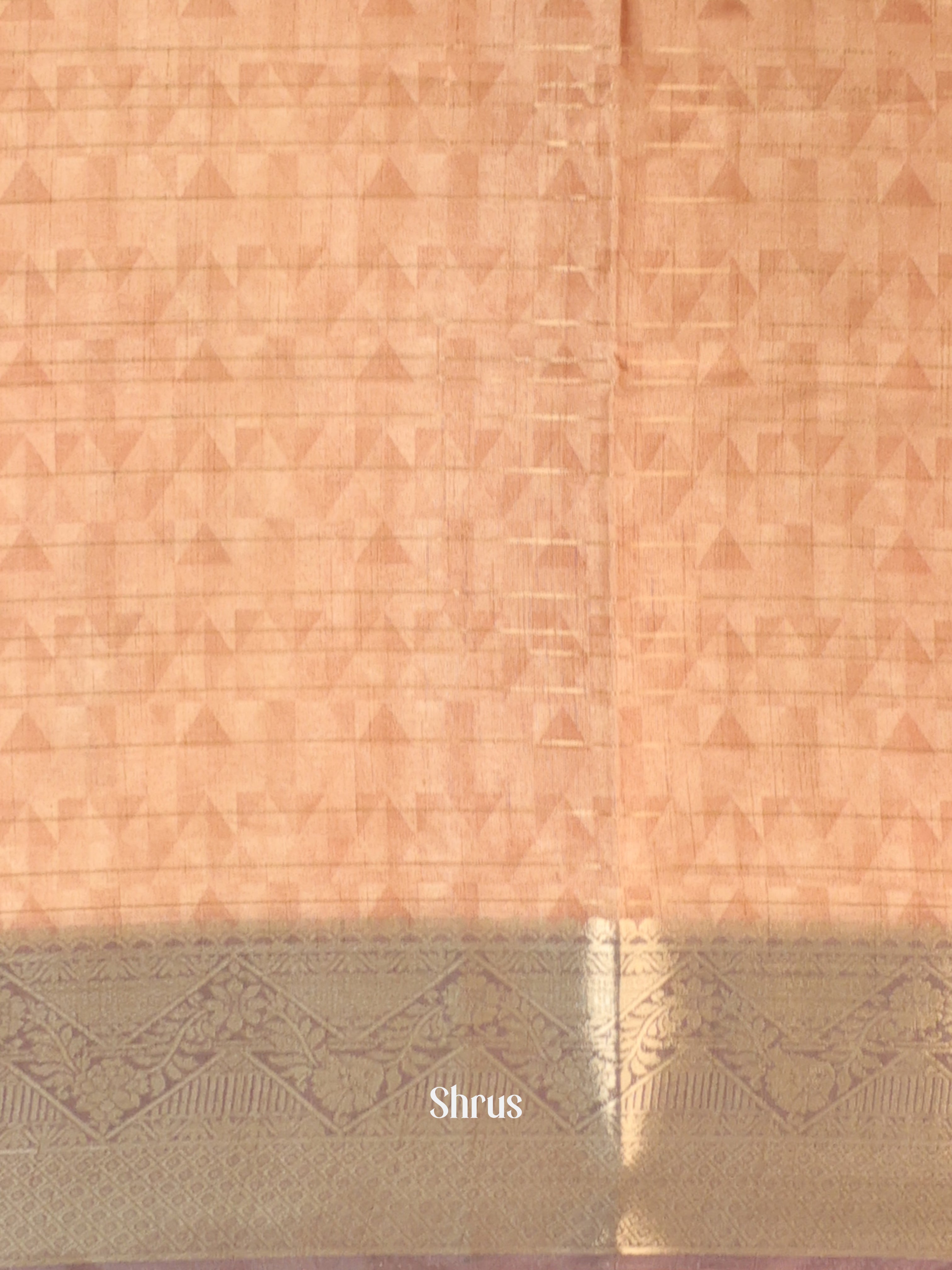 CJS09273 - Semi Chanderi Saree