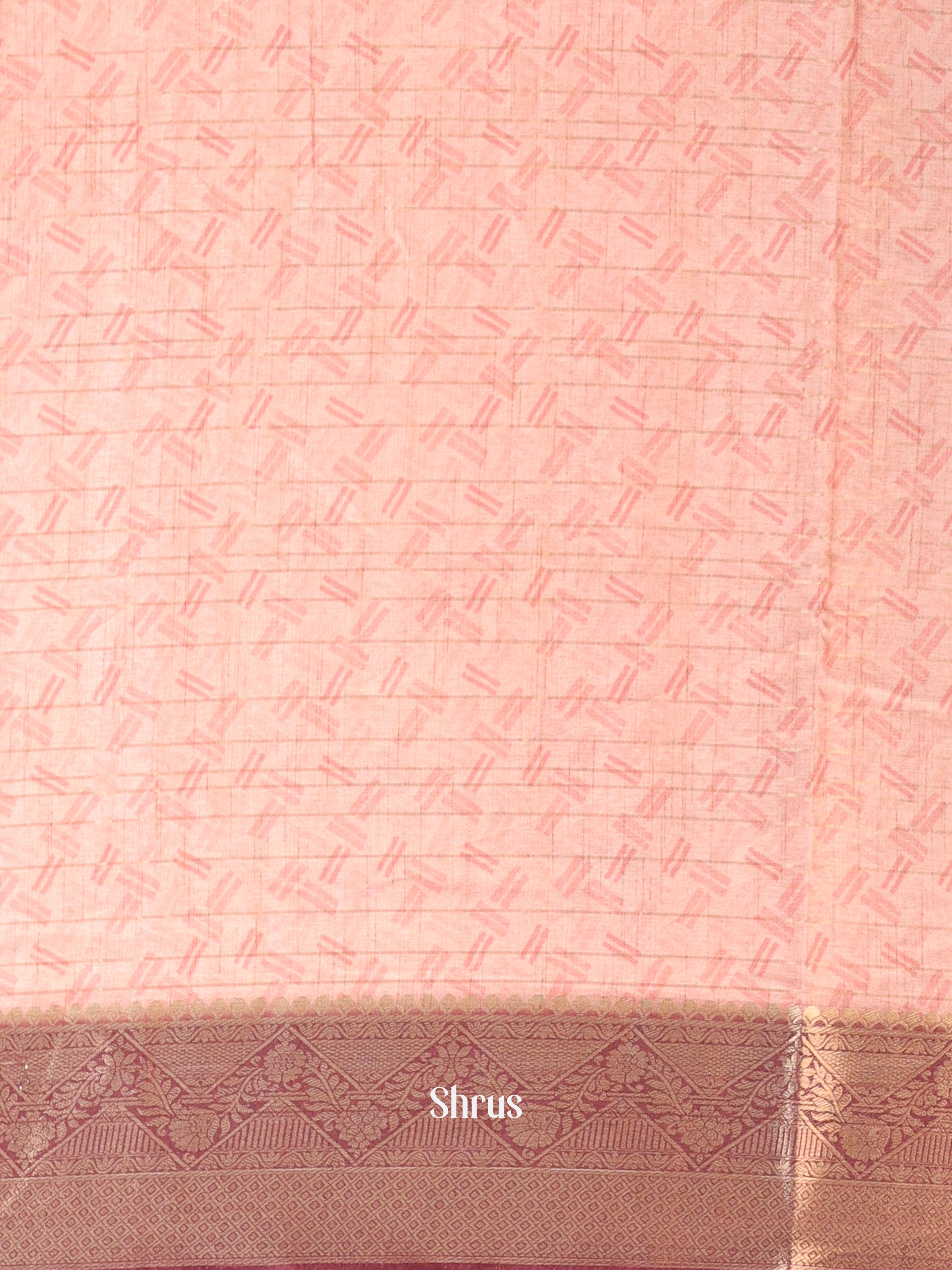 CJS09294 - Semi Chanderi Saree