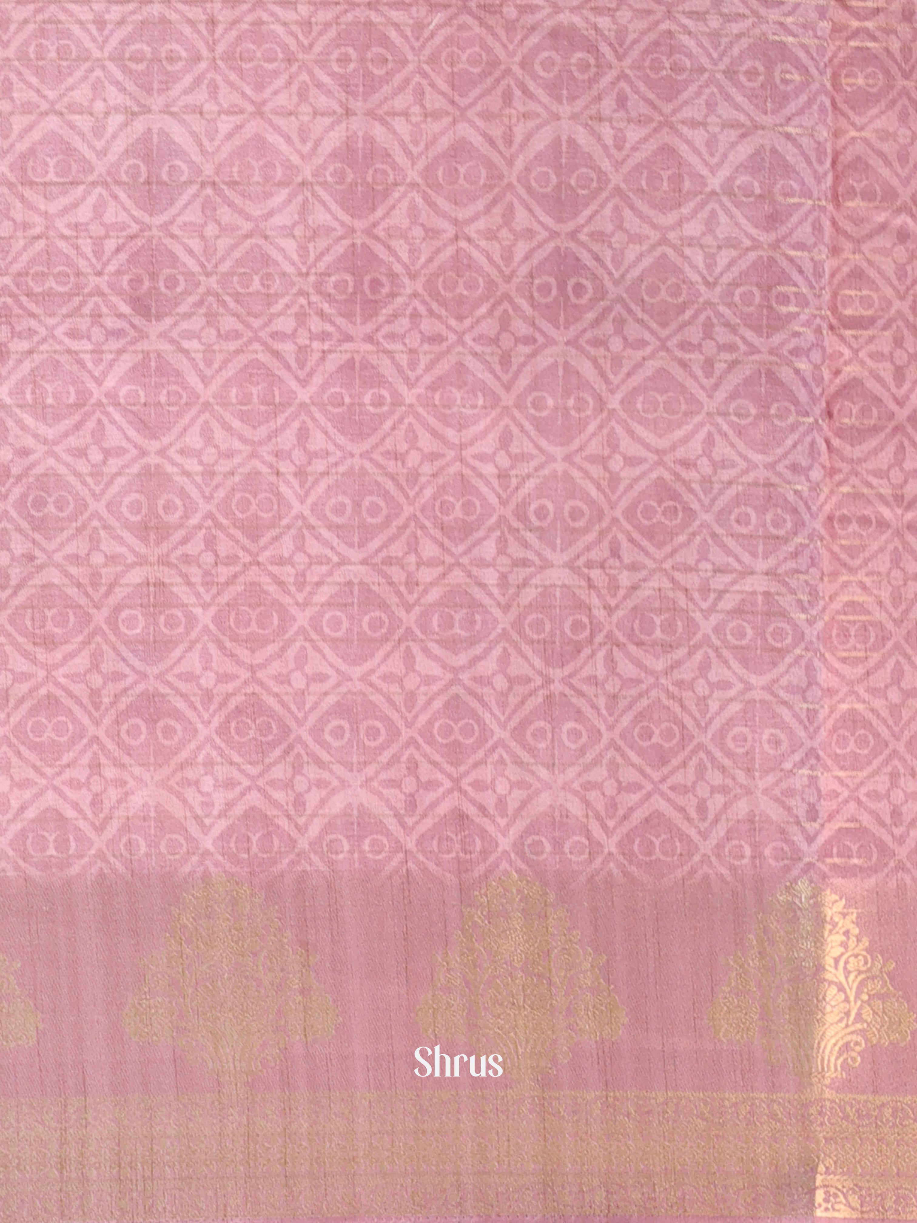 CJS09380 - Semi Chanderi Saree