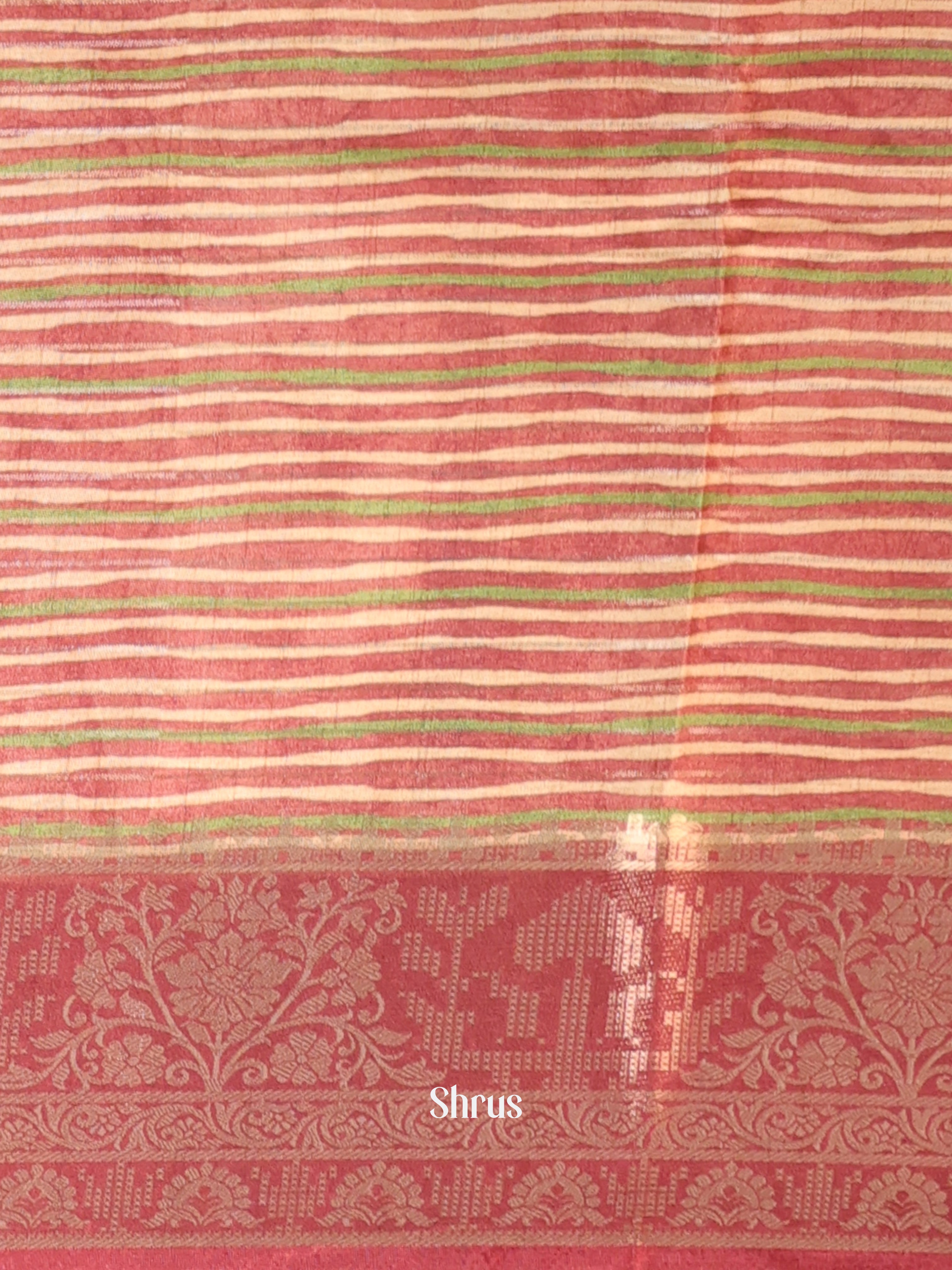 CJS09384 - Semi Chanderi Saree