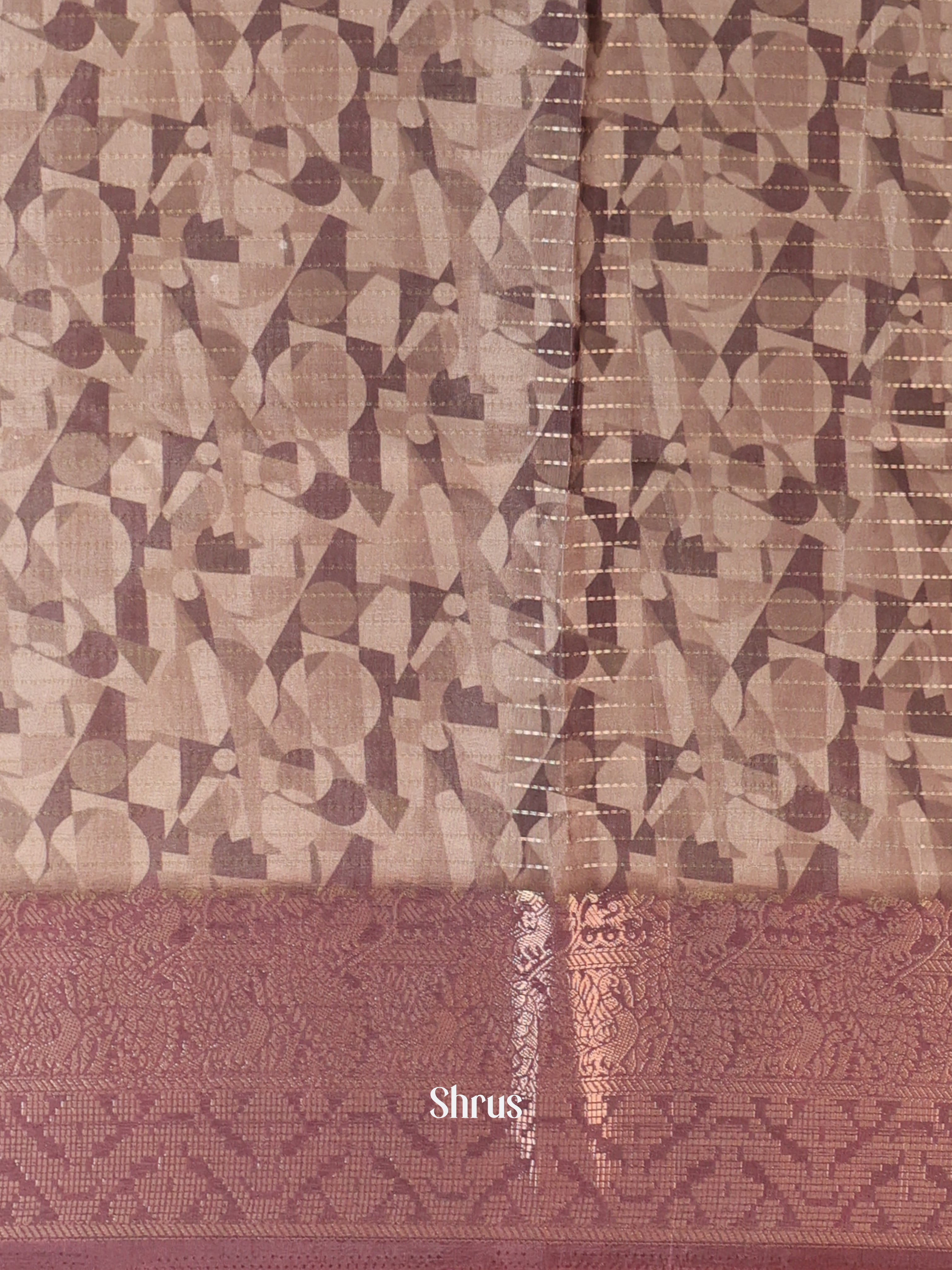 CJS09402 - Semi Chanderi Saree