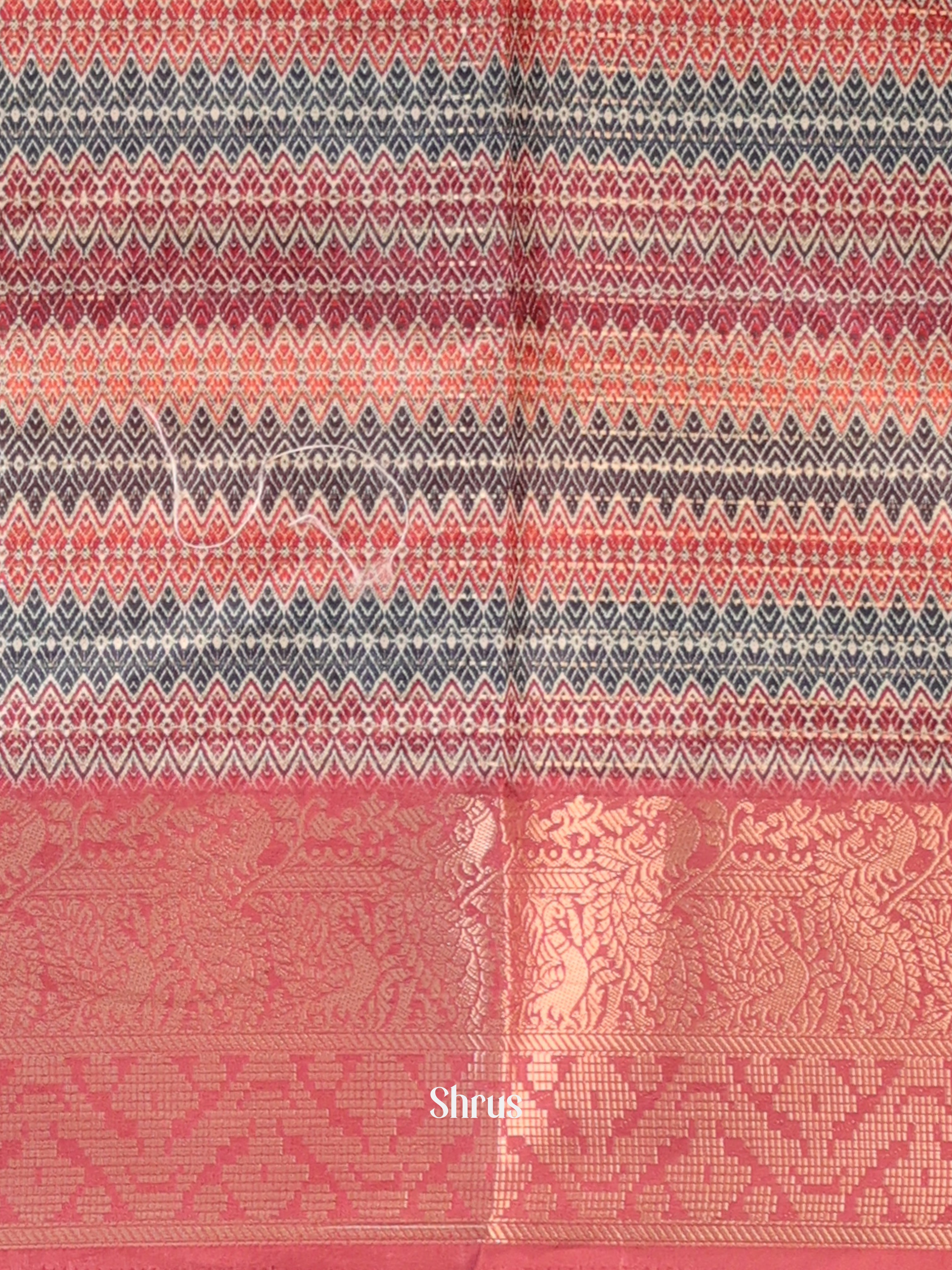 CJS09403 - Semi Chanderi Saree