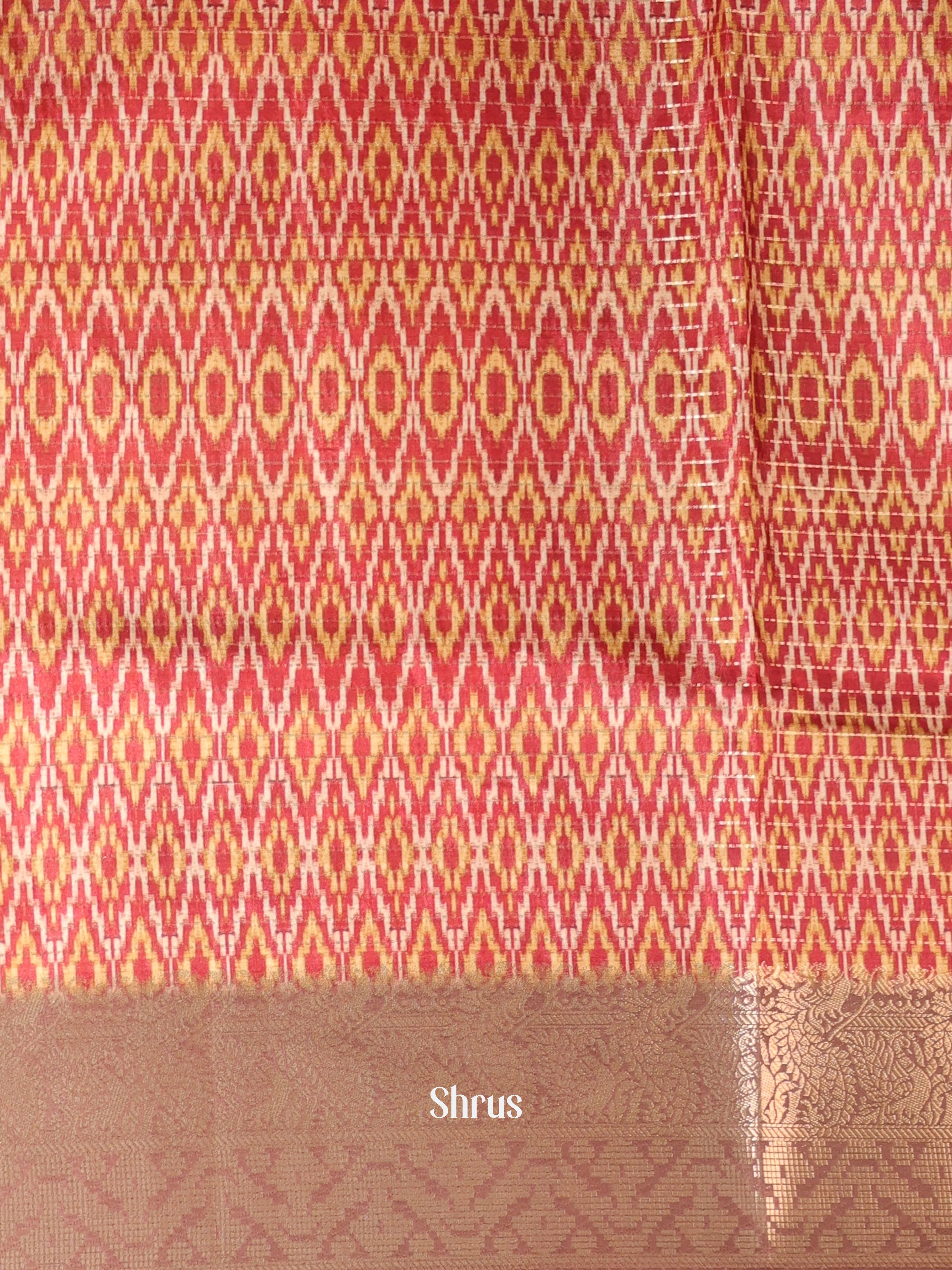 CJS09404 - Semi Chanderi Saree