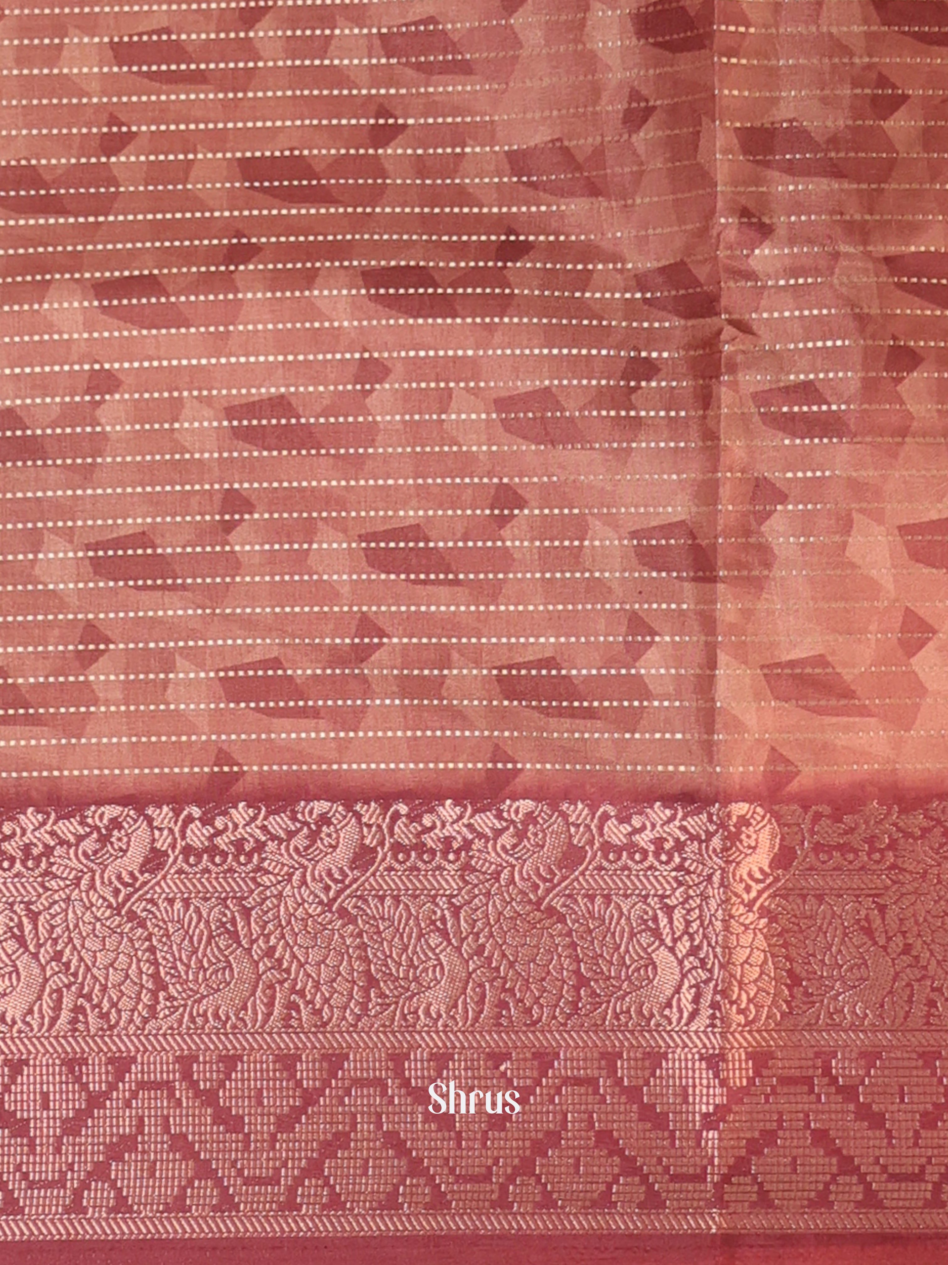 CJS09427 - Semi Chanderi Saree