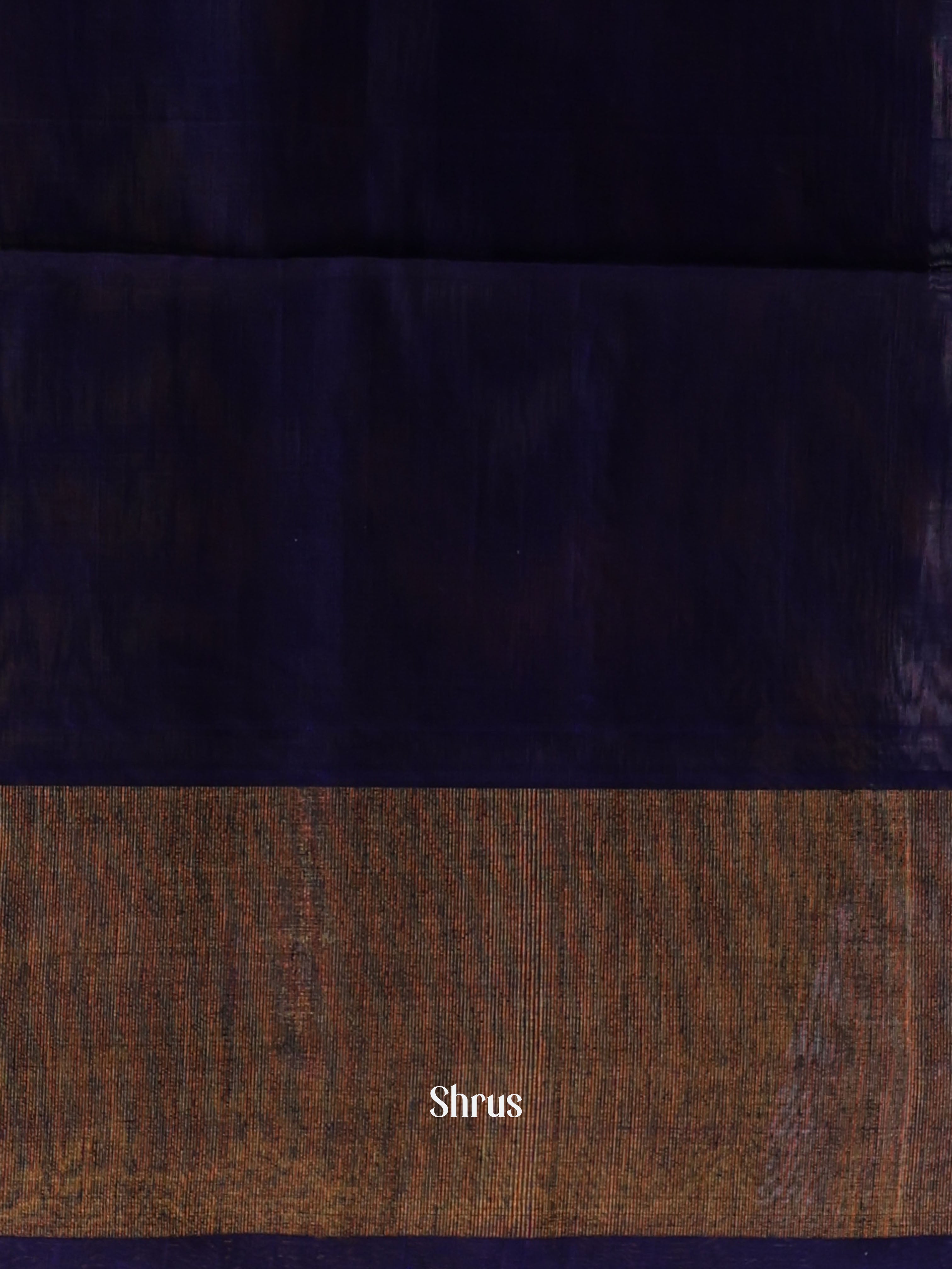 Brown & Purple - Pochampally sico Saree