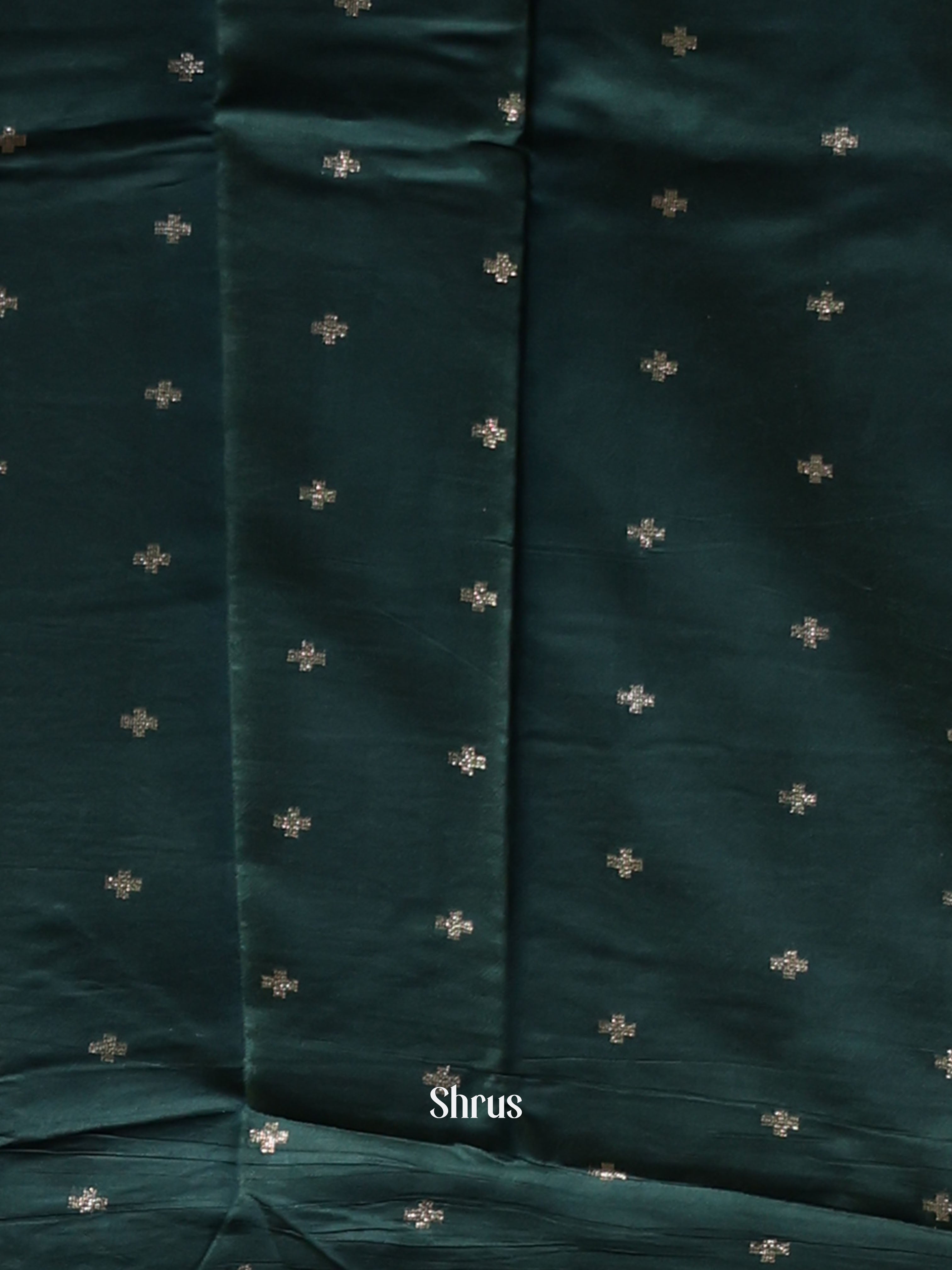 Lite Green & Green- Semi Dola silk Saree