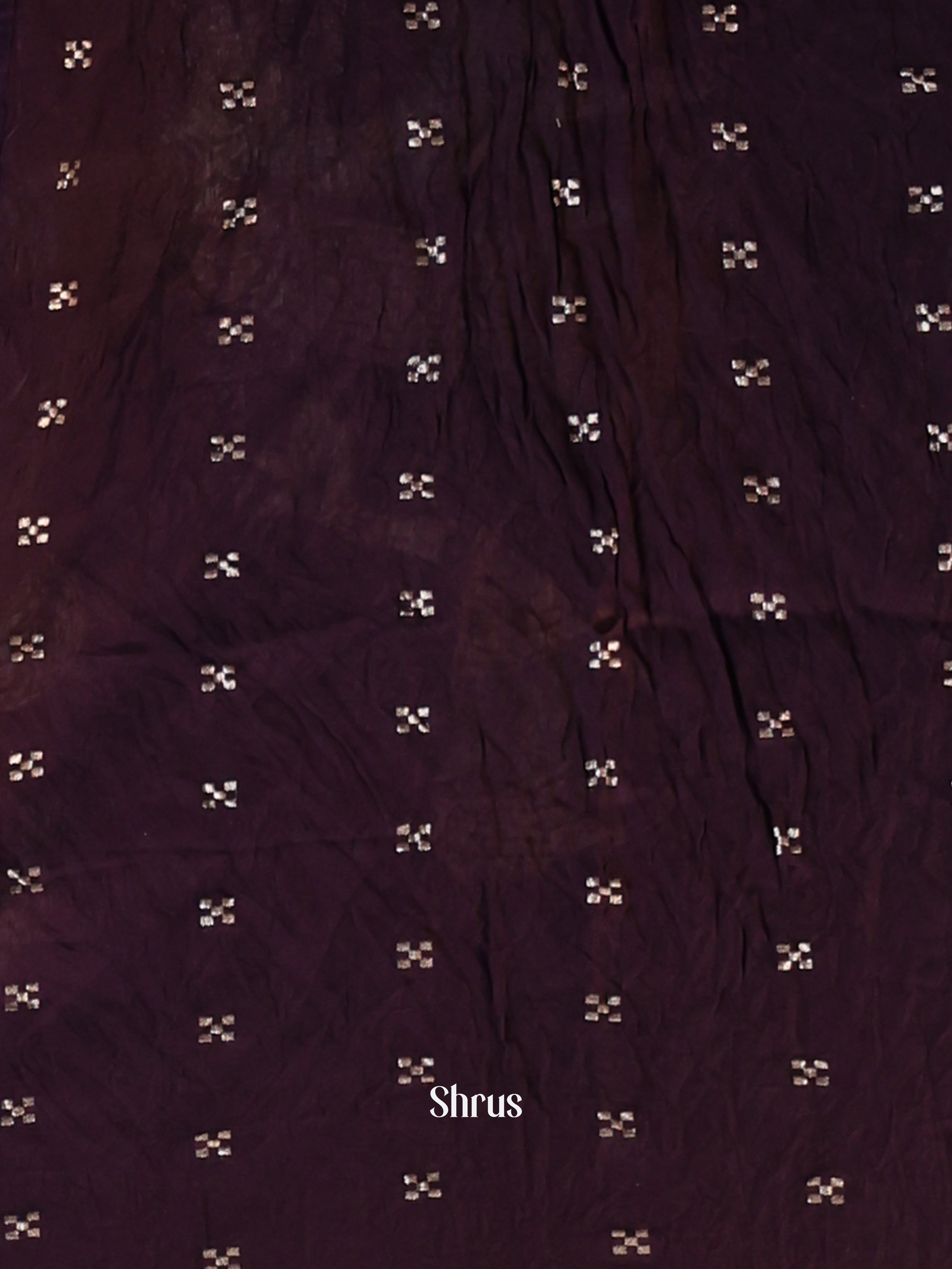 Violet- Semi Dola silk Saree