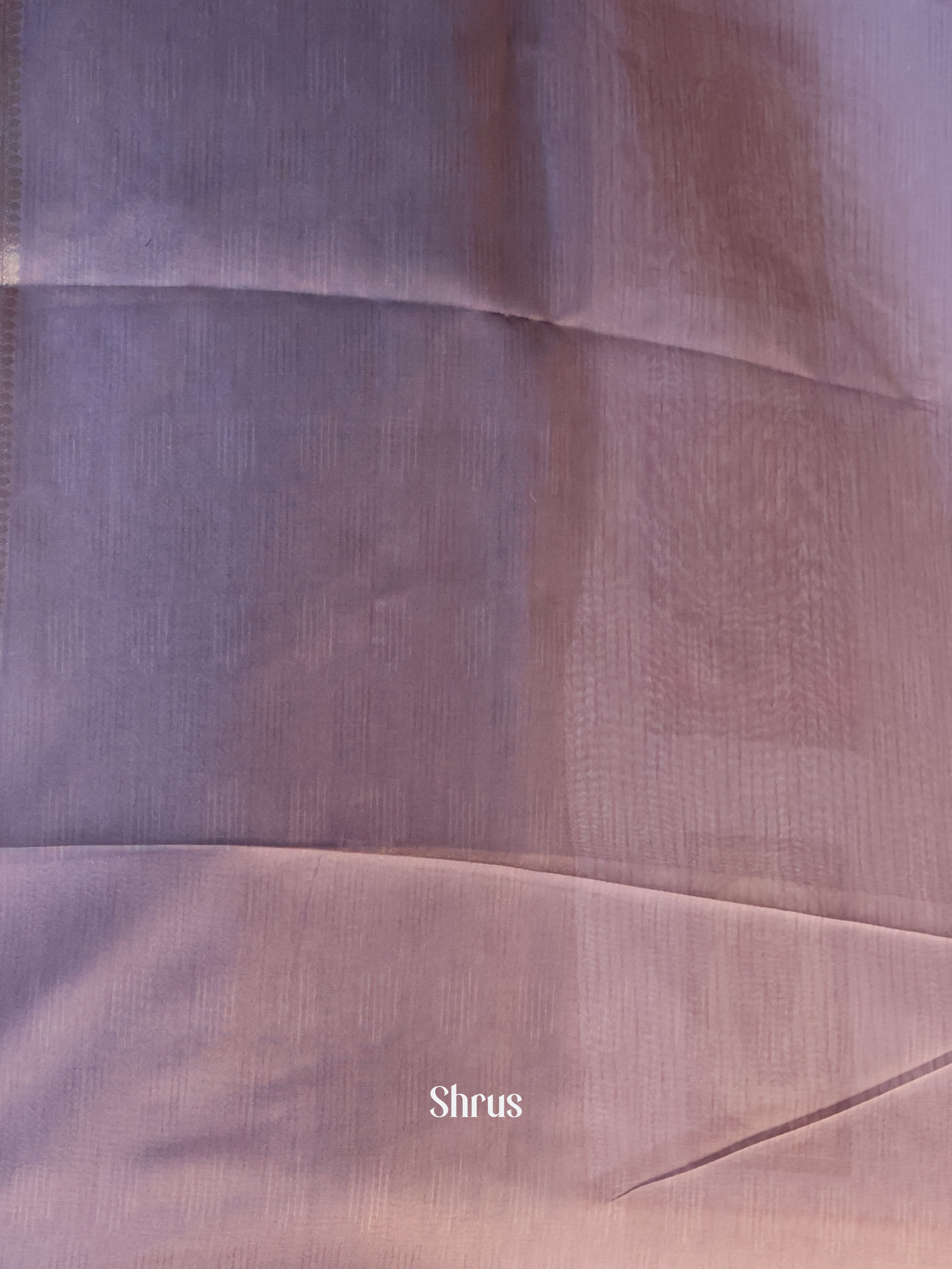 Purple - Semi Jute Saree