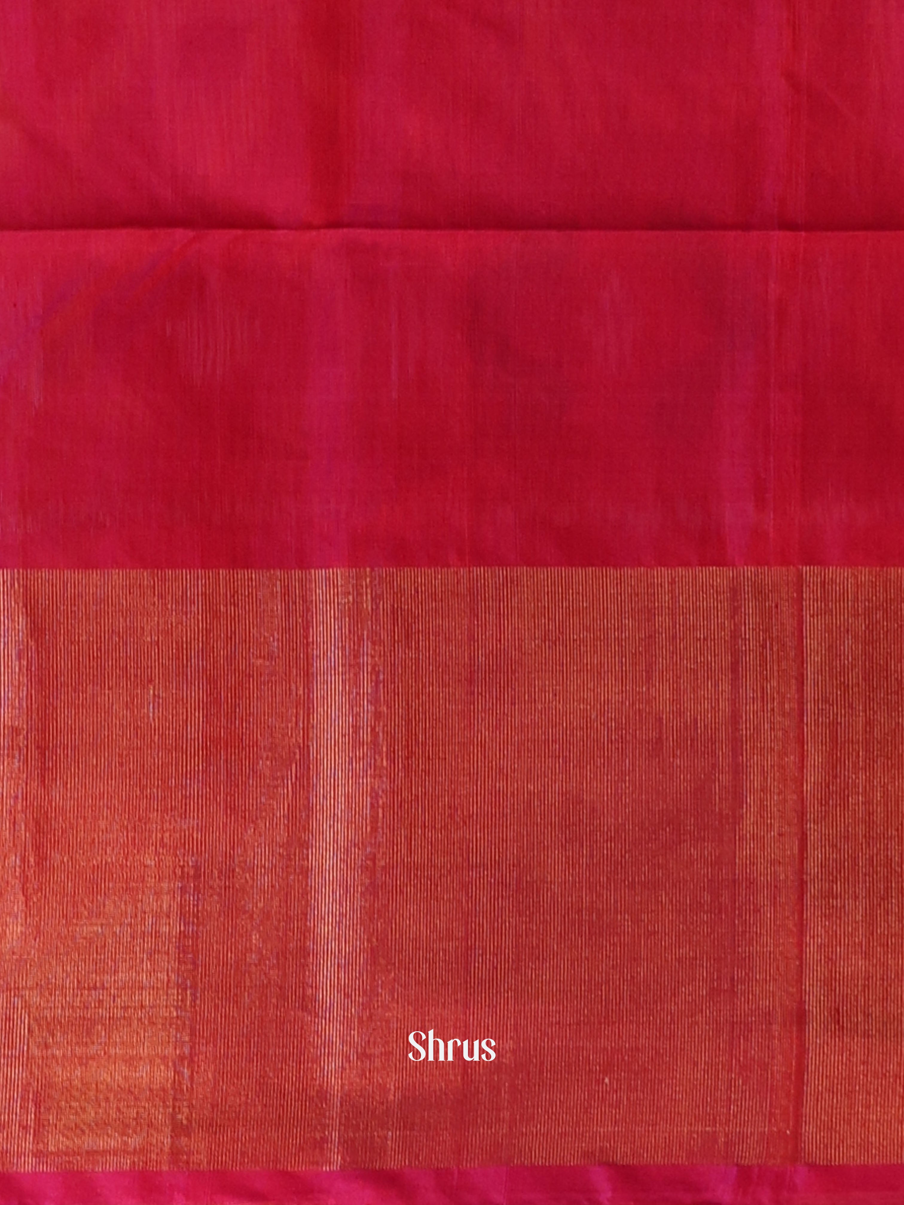 Blue & Maroon - Pochampally sico Saree