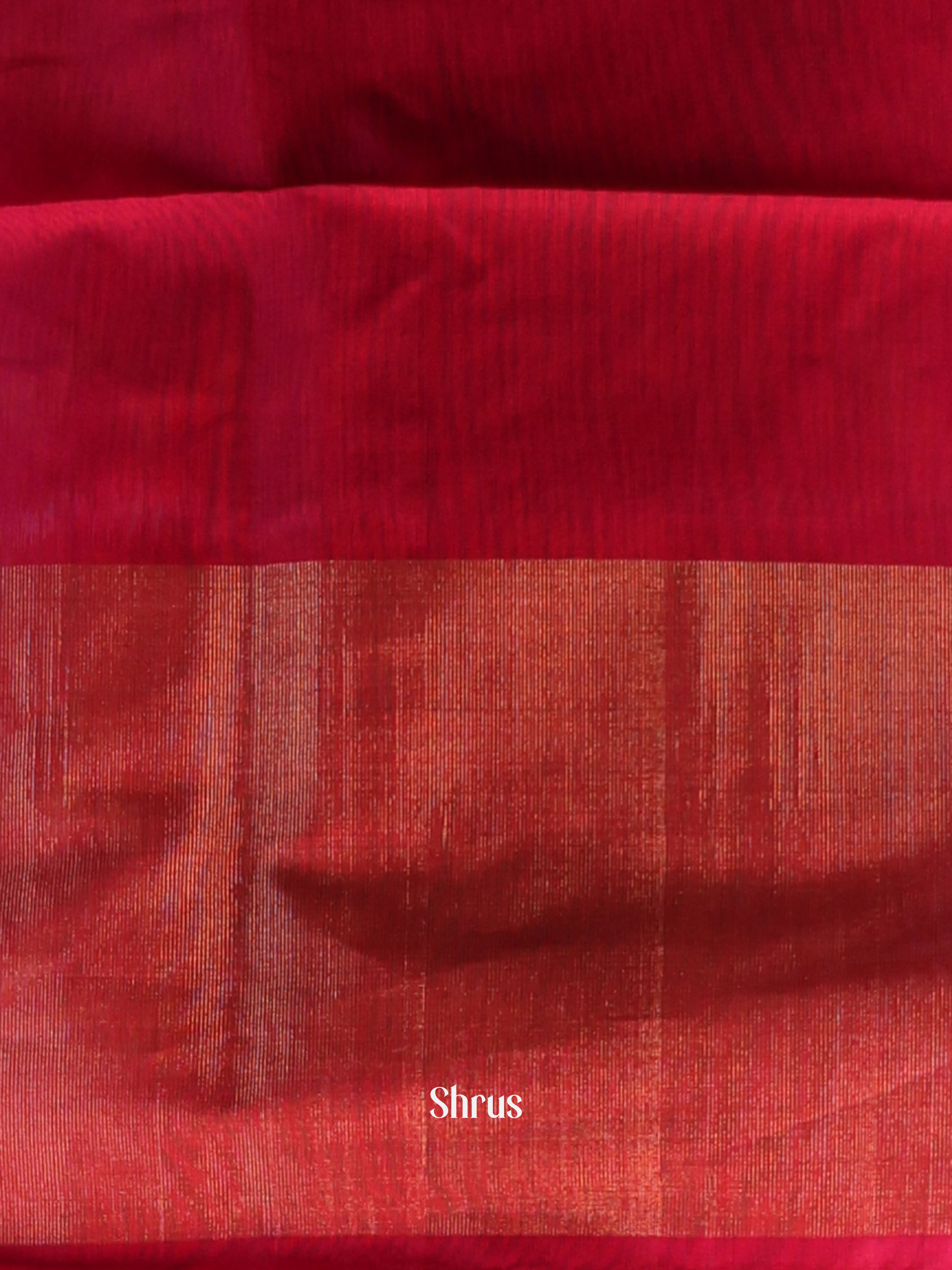 Black & Maroon - Pochampally sico Saree