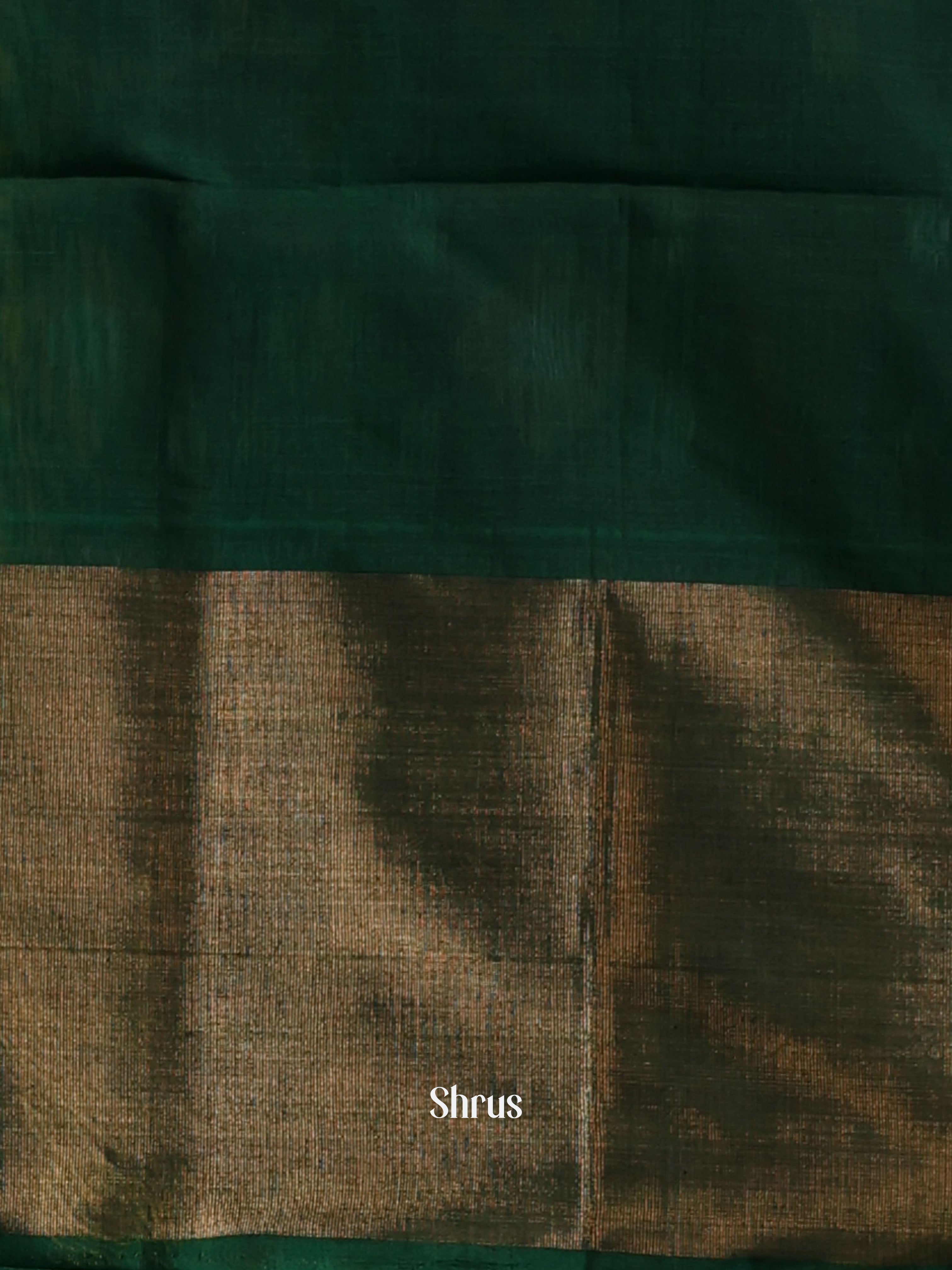 Lime Green & Green - Pochampally sico Saree