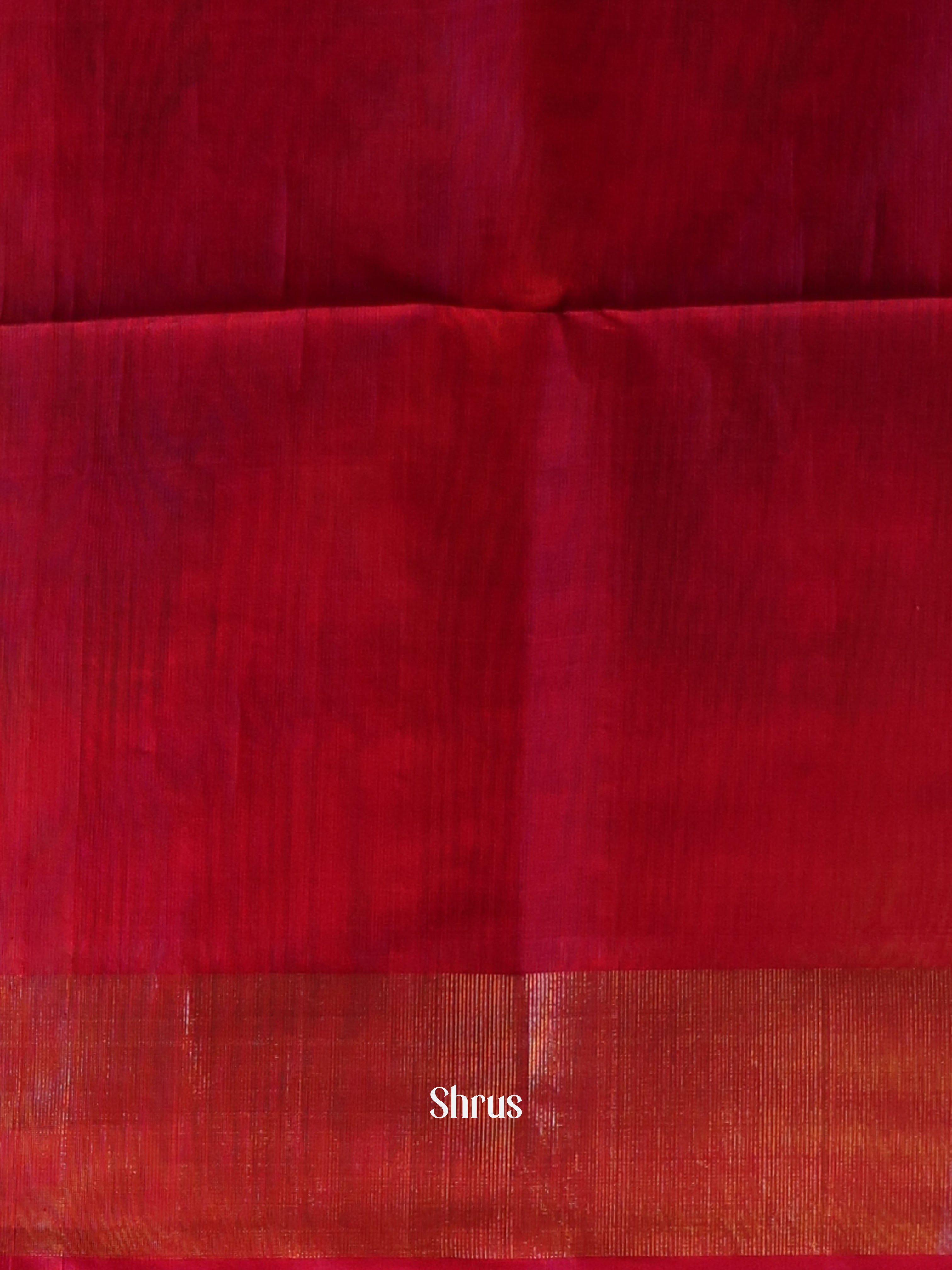 Green & maroon - Pochampally sico Saree