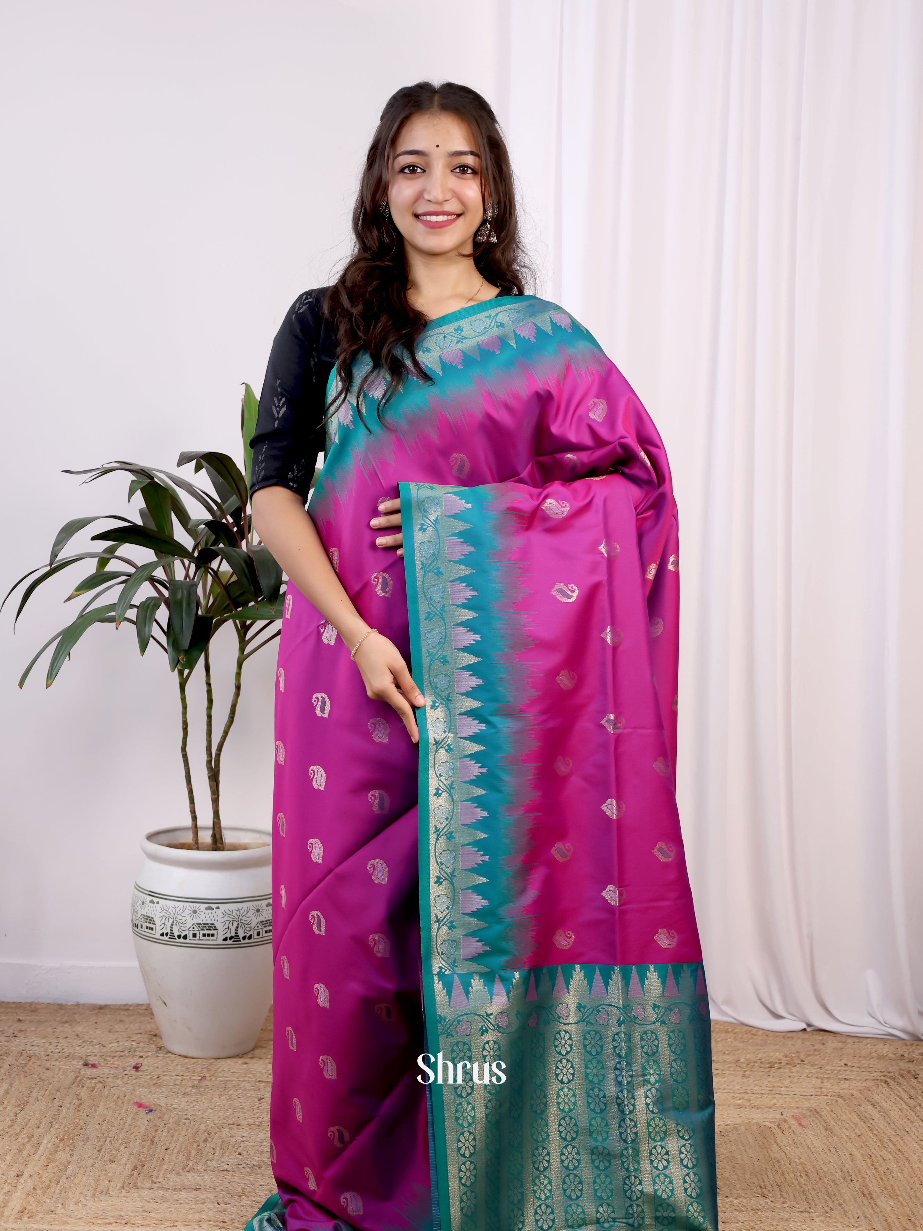 CJS10002- Semi Softsilk Saree