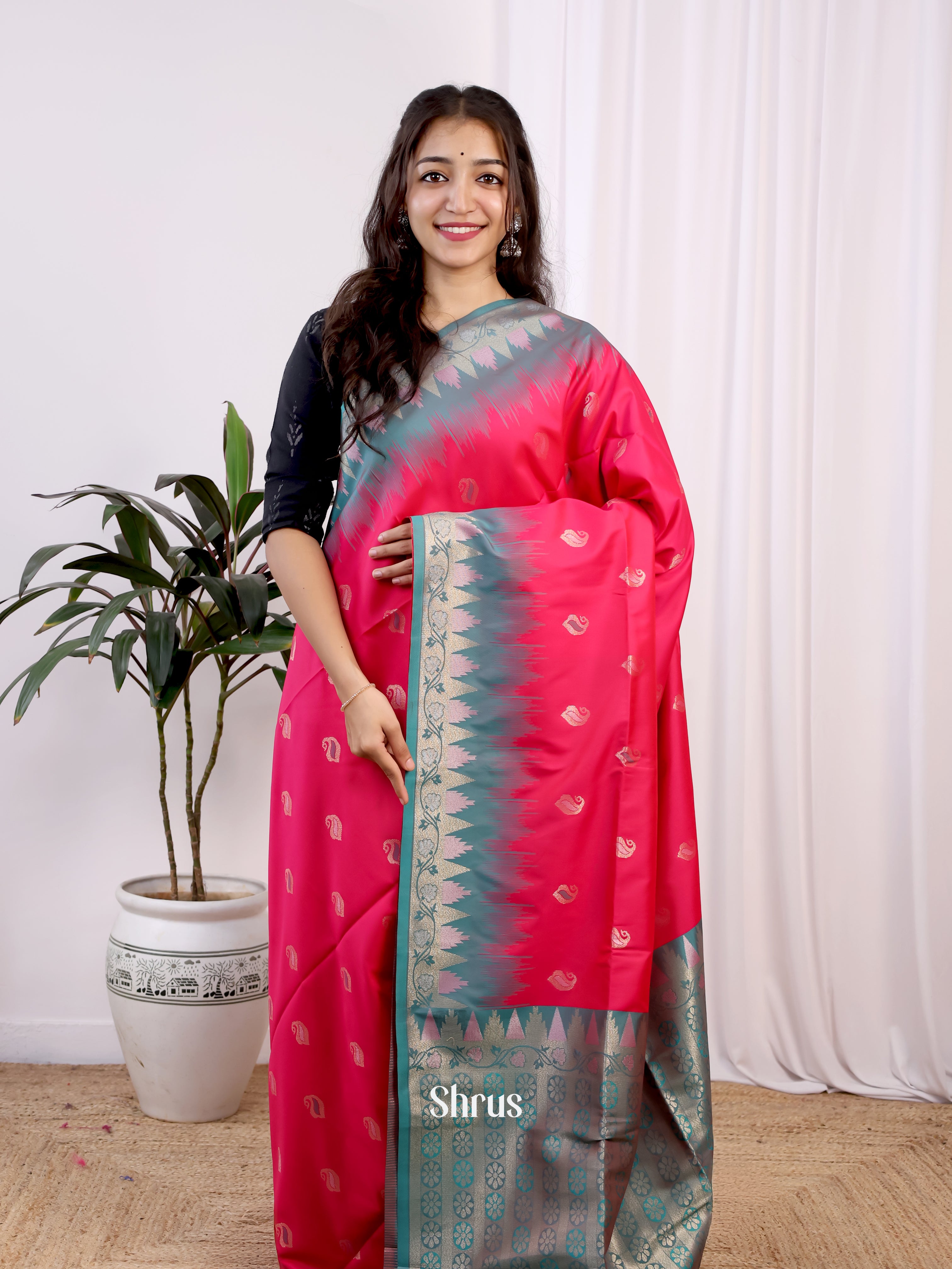 CJS10005- Semi Softsilk Saree