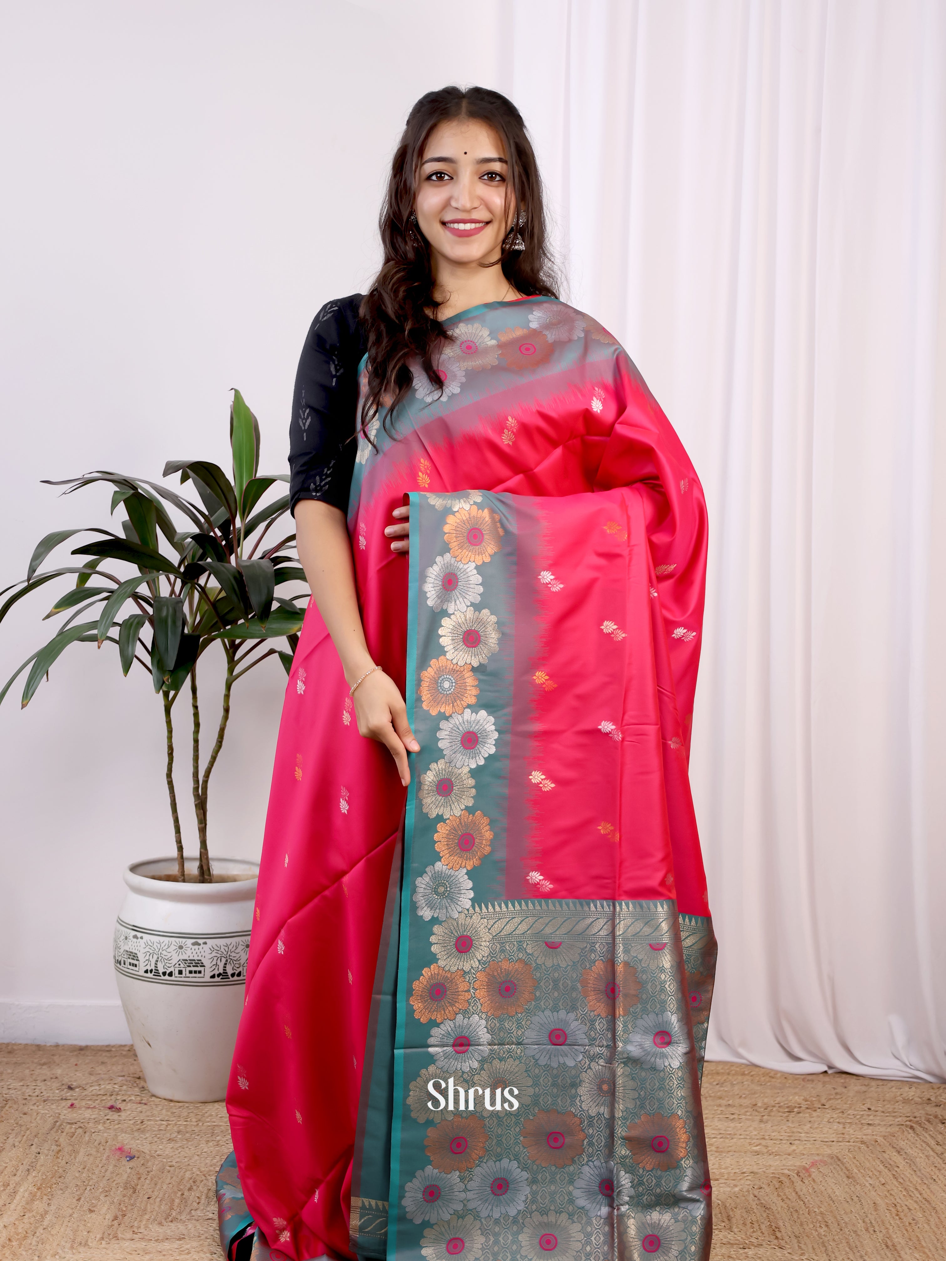 CJS10026- Semi Softsilk Saree