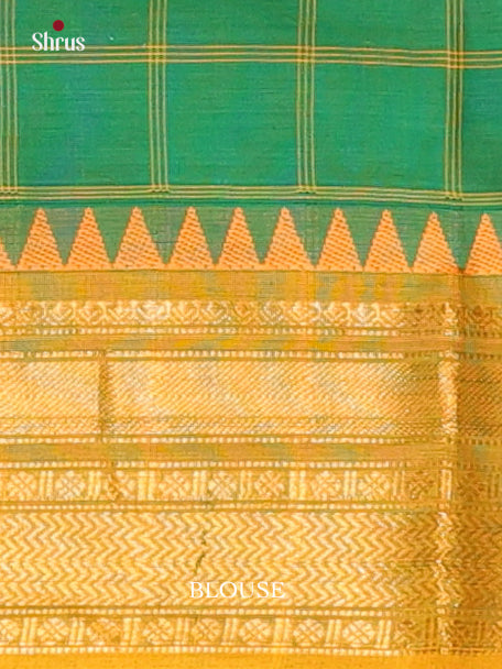 Green & Mustard - Chettinad Cotton Saree