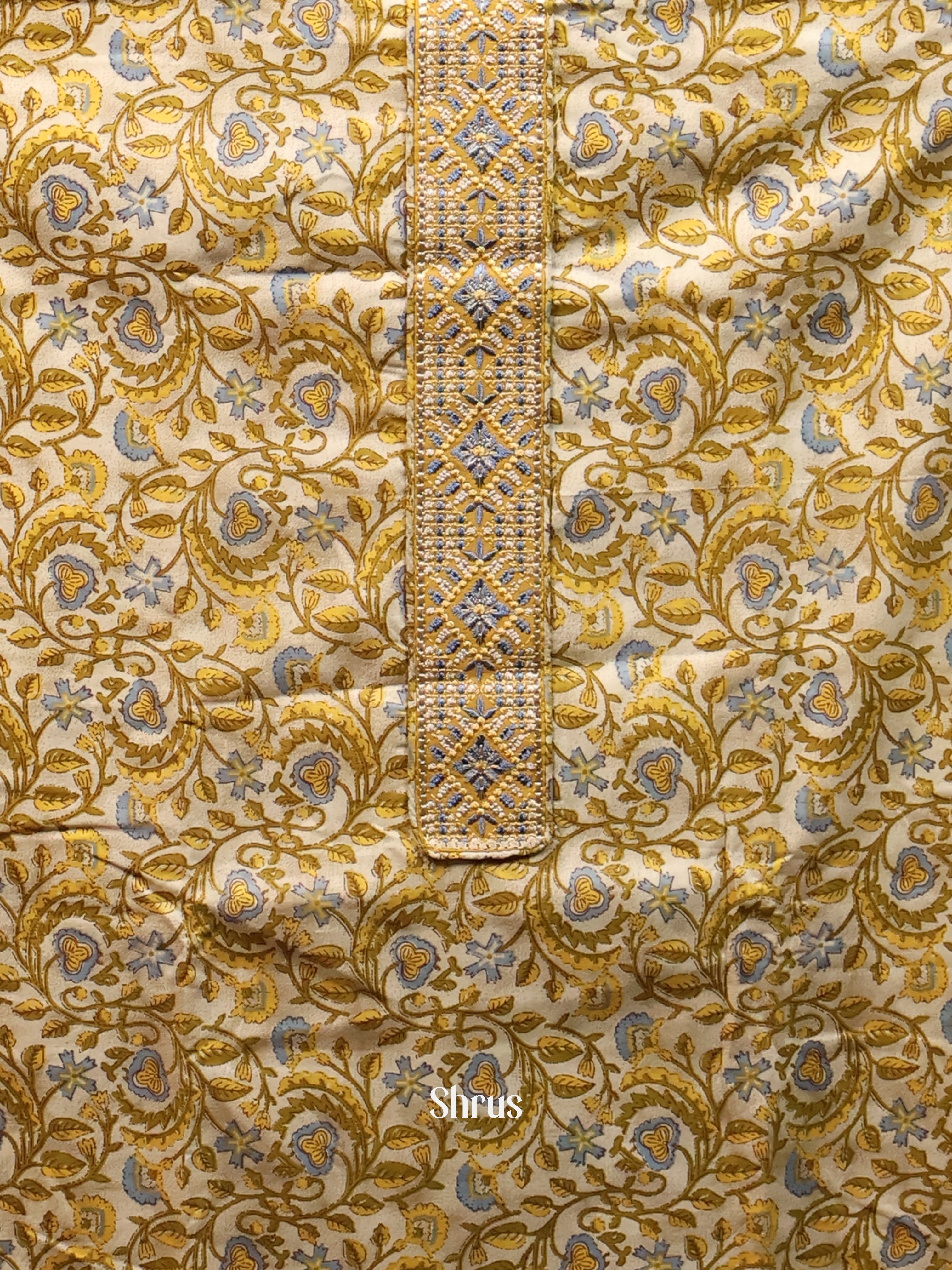 Yellow- Cotton salwar