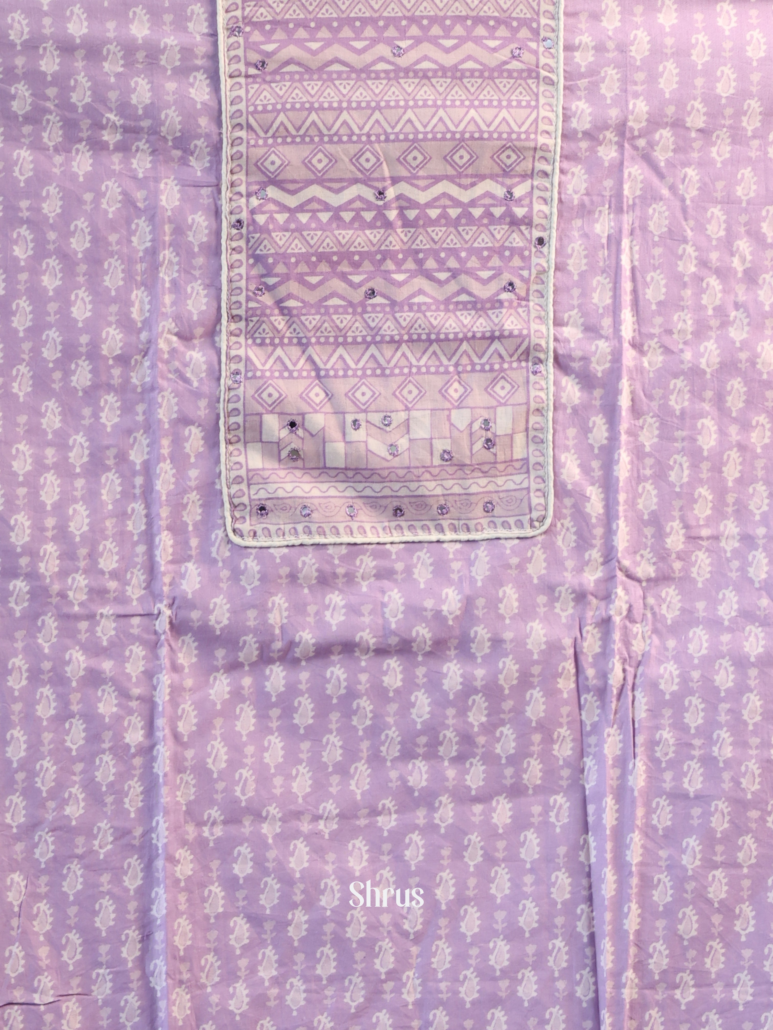 Purple - Cotton salwar