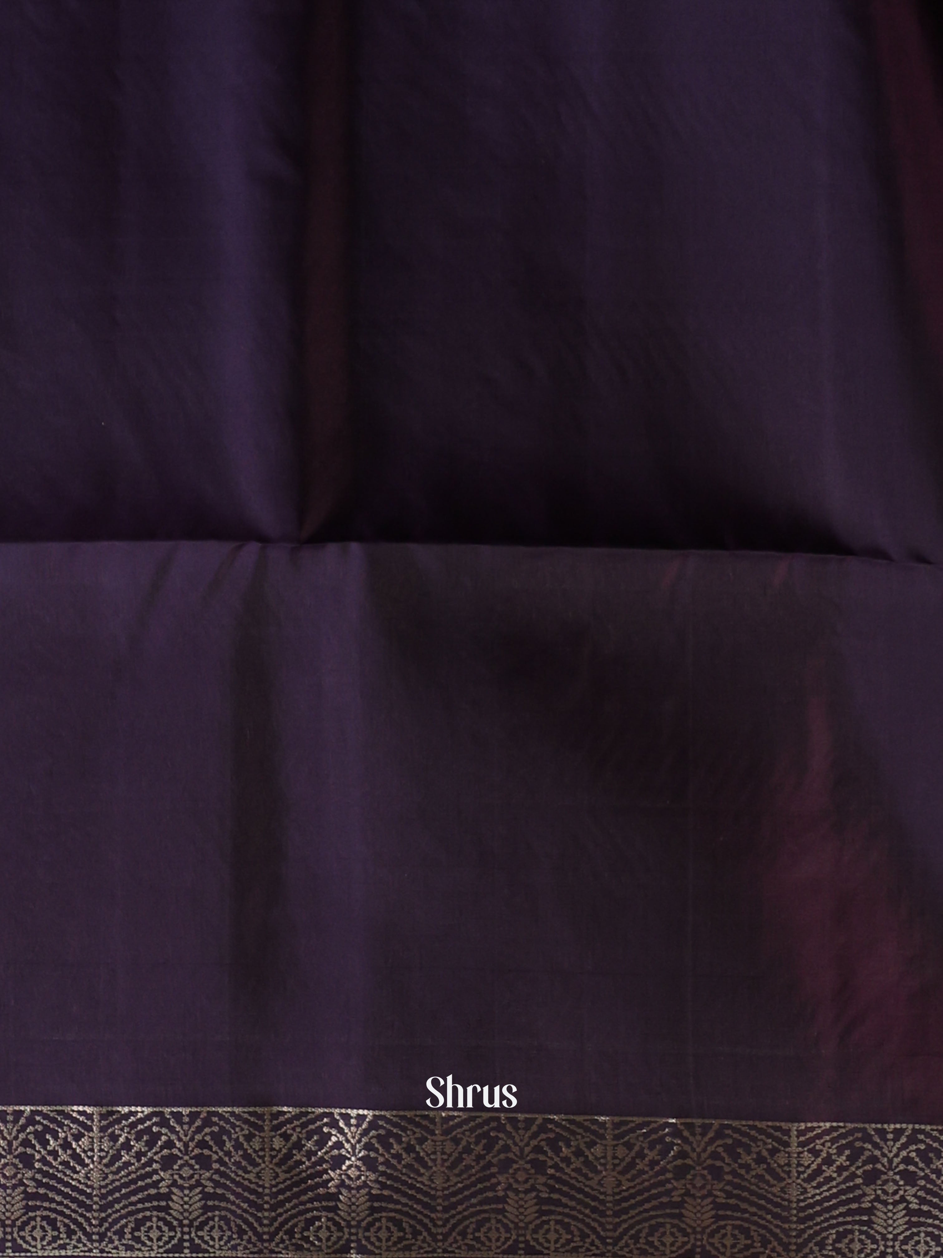 Deep Wine(Single Tone) - Soft Silk Saree