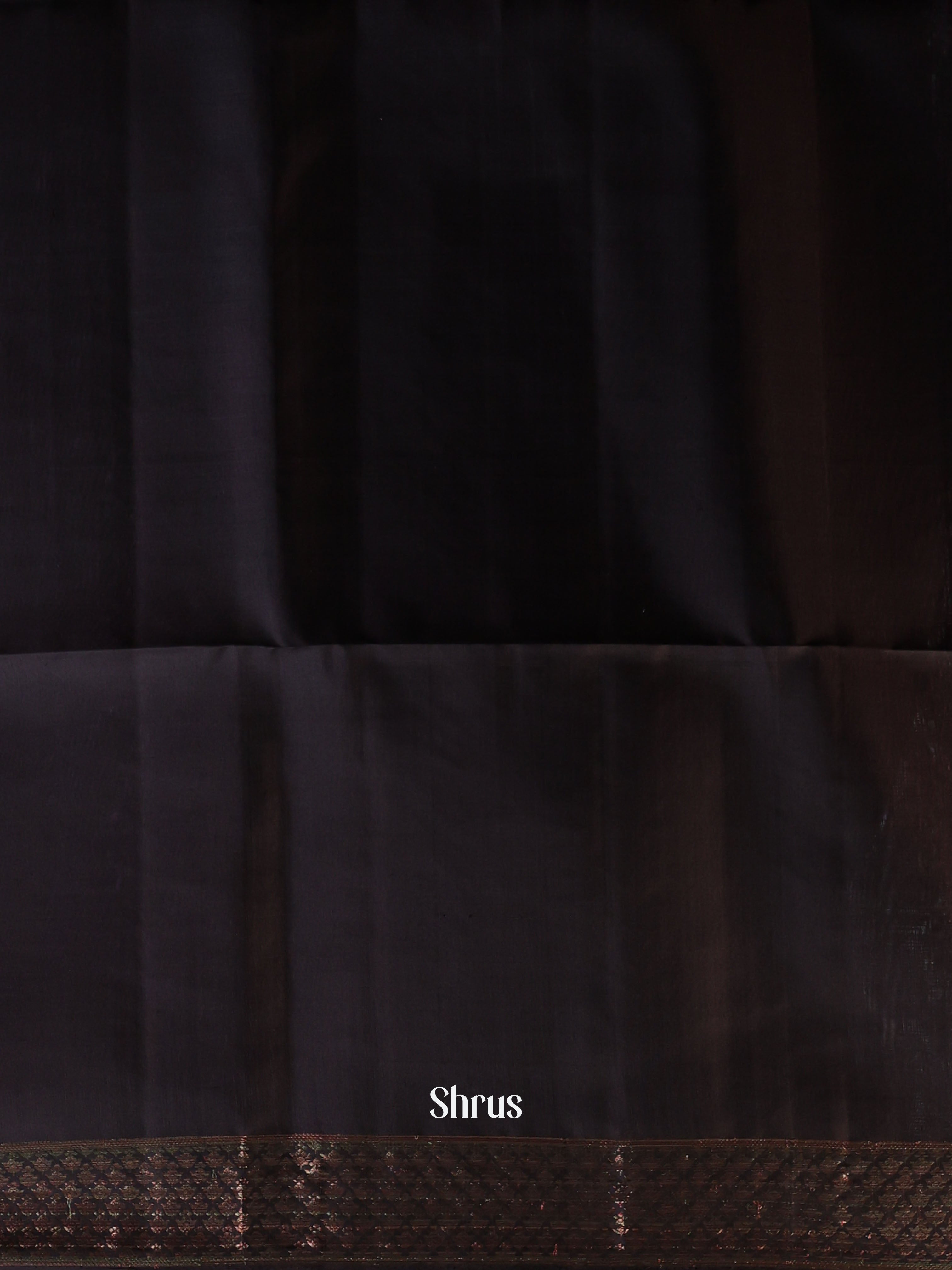 Brown(Single Tone) - Soft Silk Saree