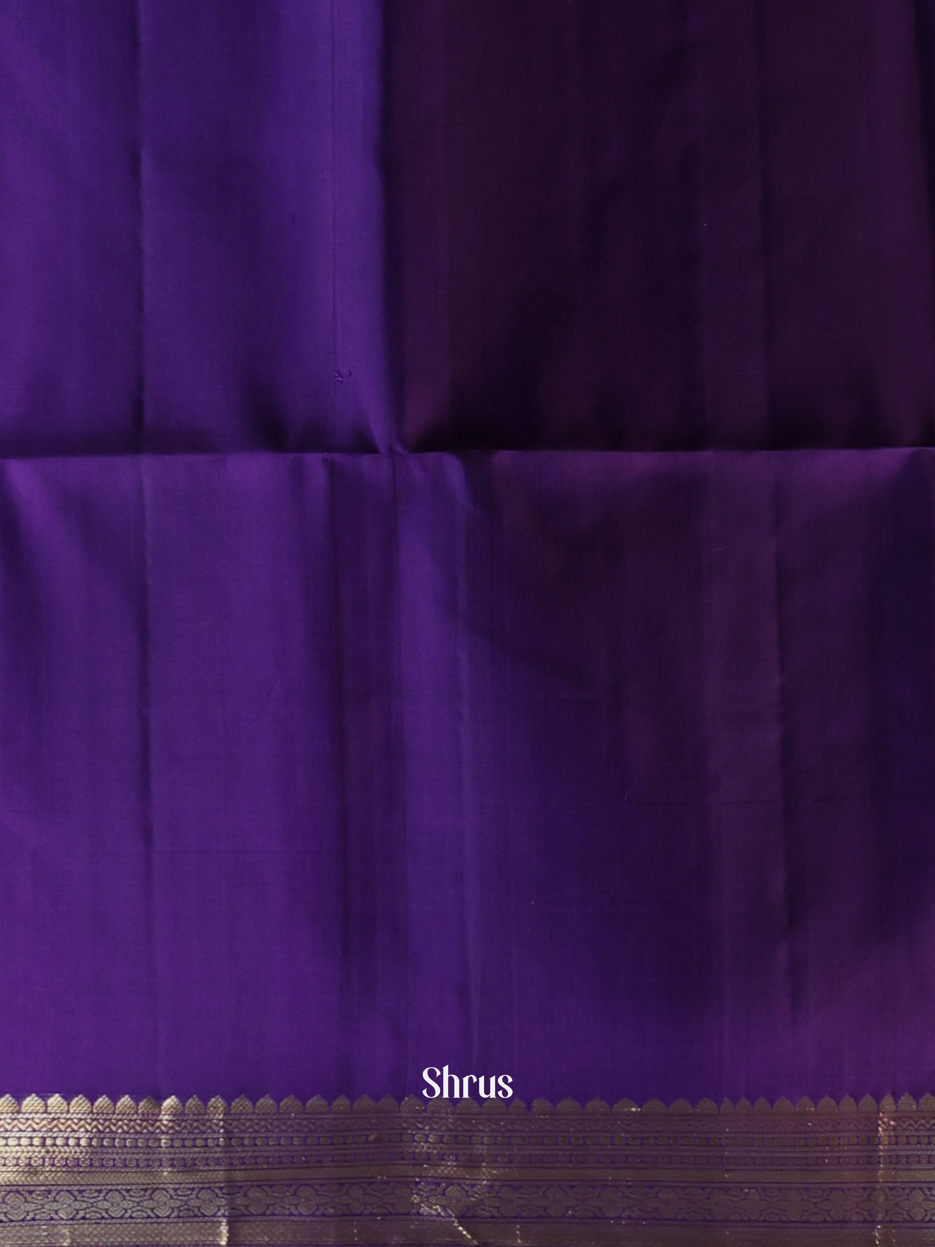 Violet(Single Tone) - Soft Silk Saree