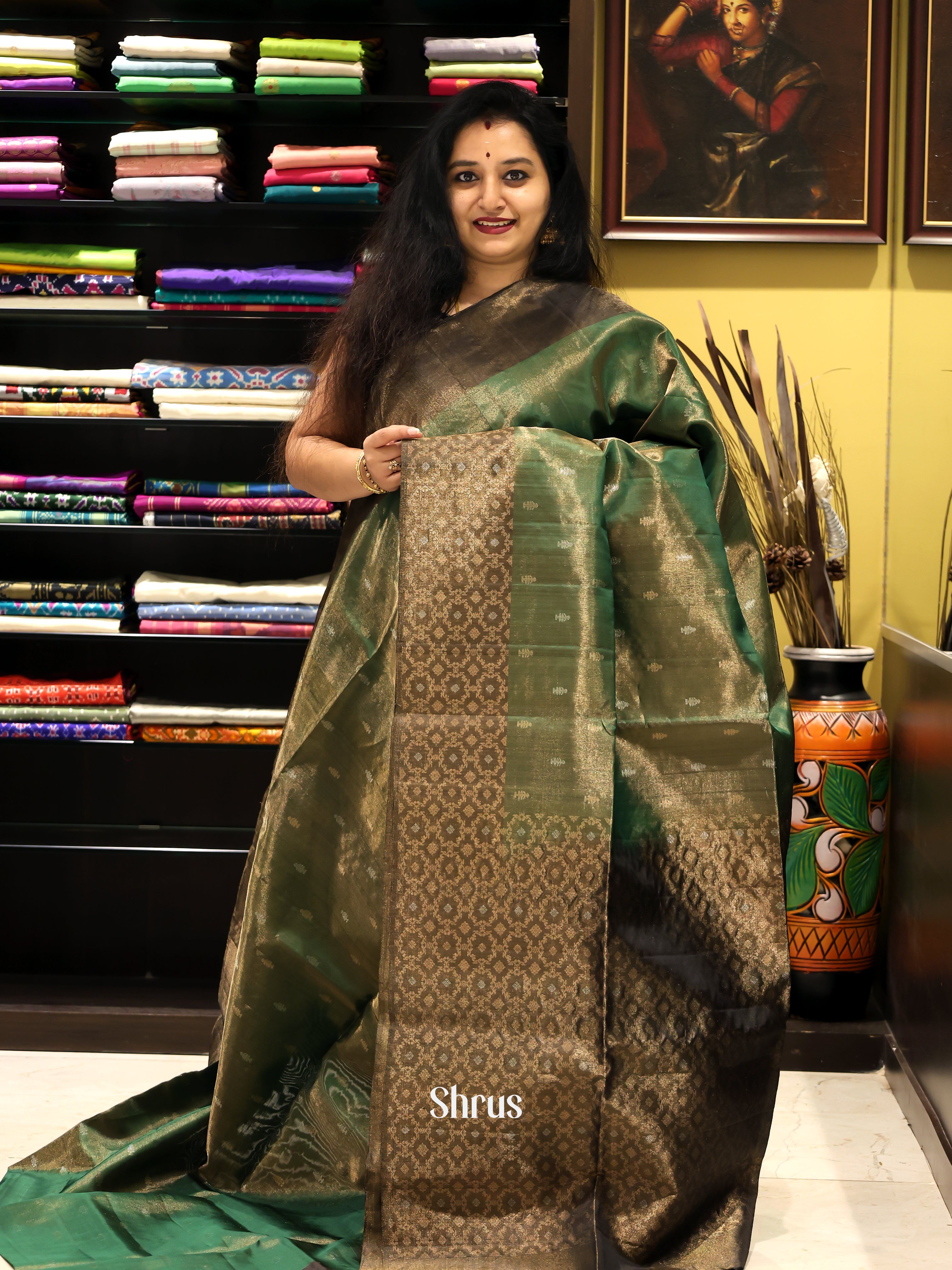 CJS12103 - Soft Silk Saree - Shop on Shrus.com
