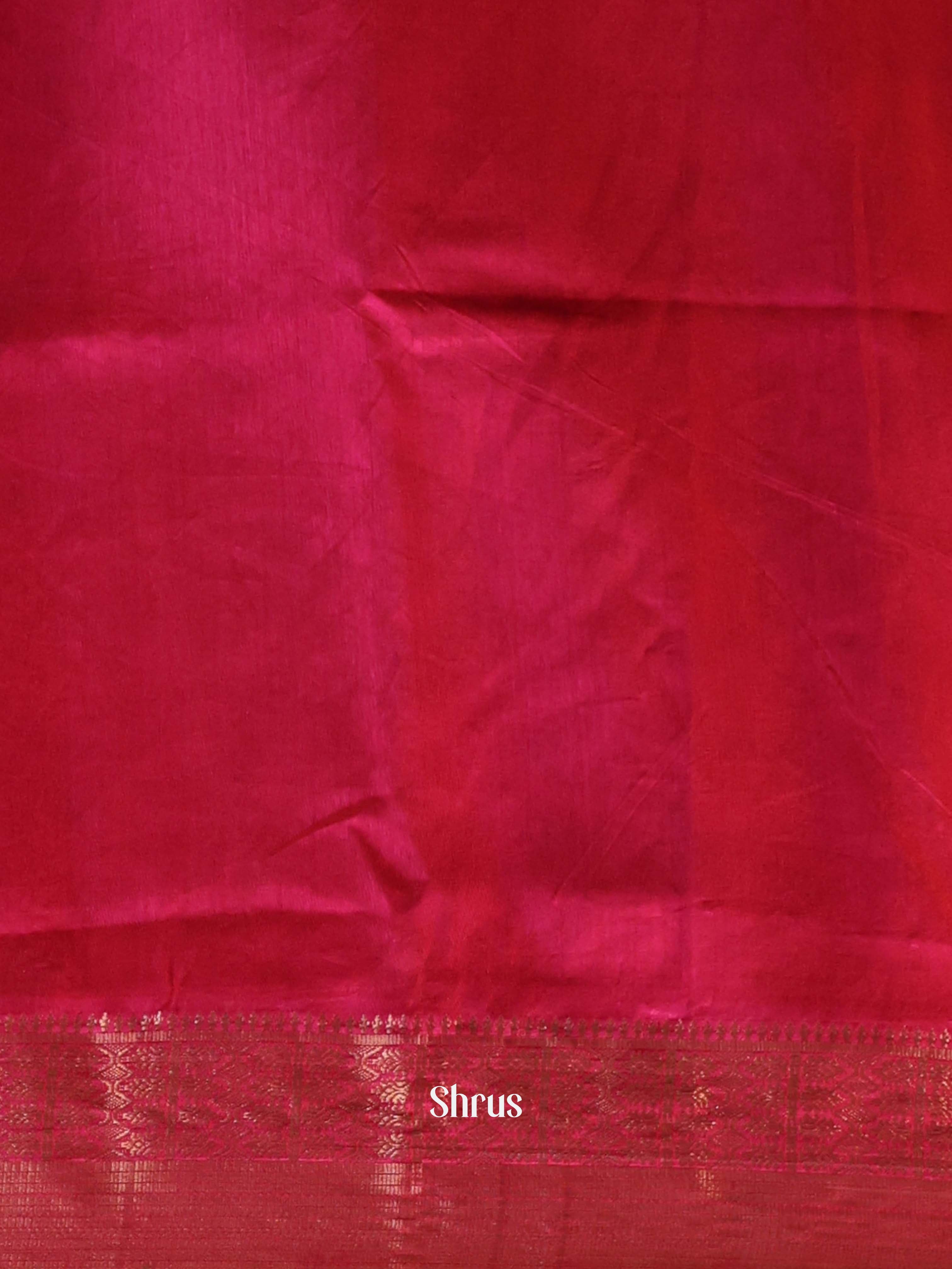 Purple & Pink- Semi Patola Saree