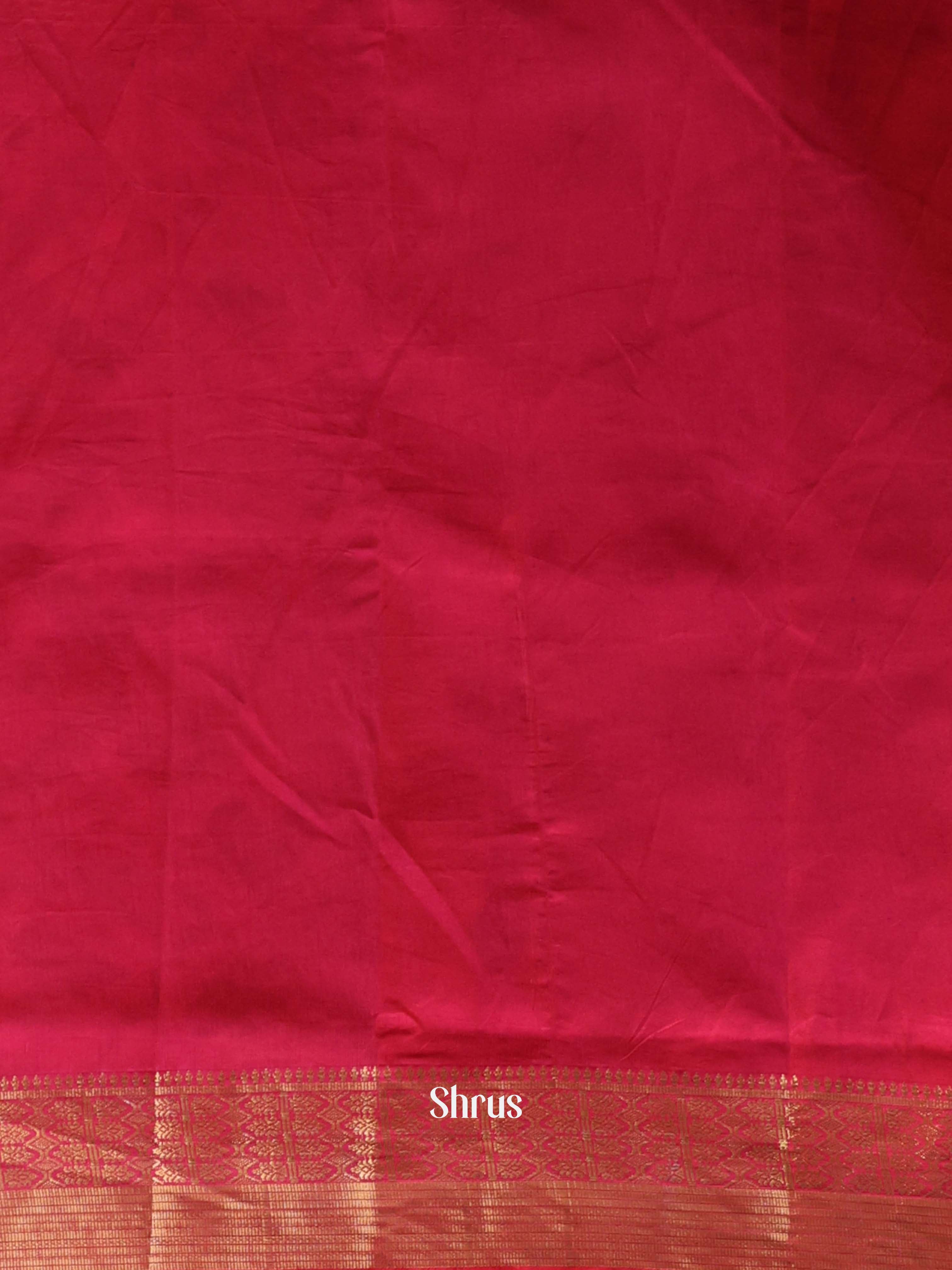 Pink  - Semi Patola Saree