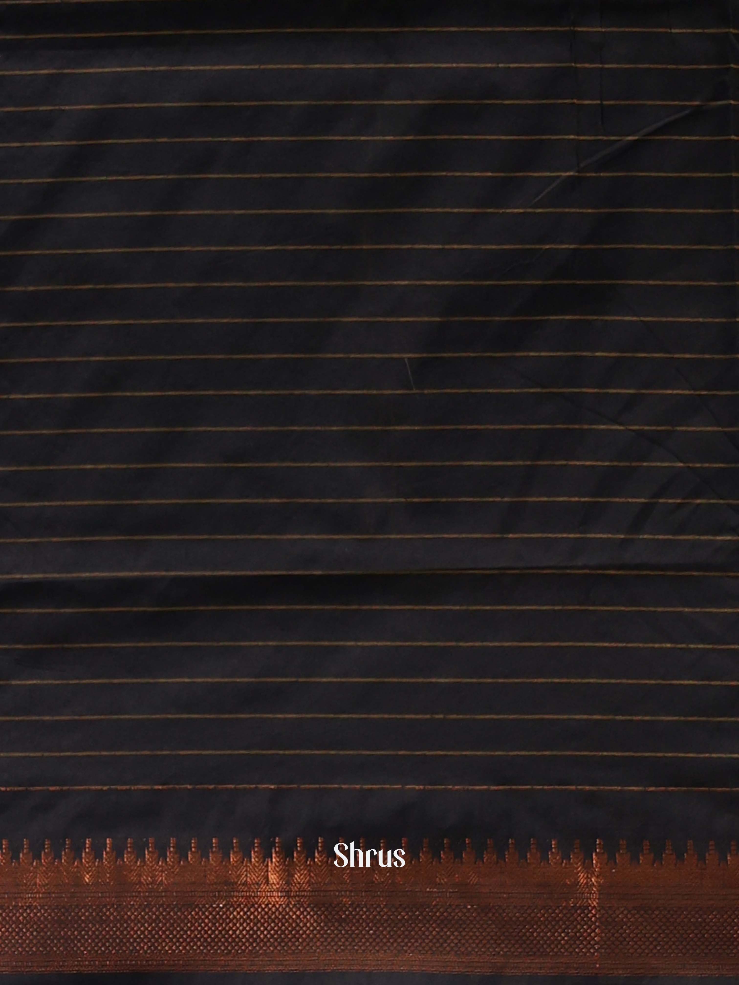 Black- Kalyani Cotton Saree