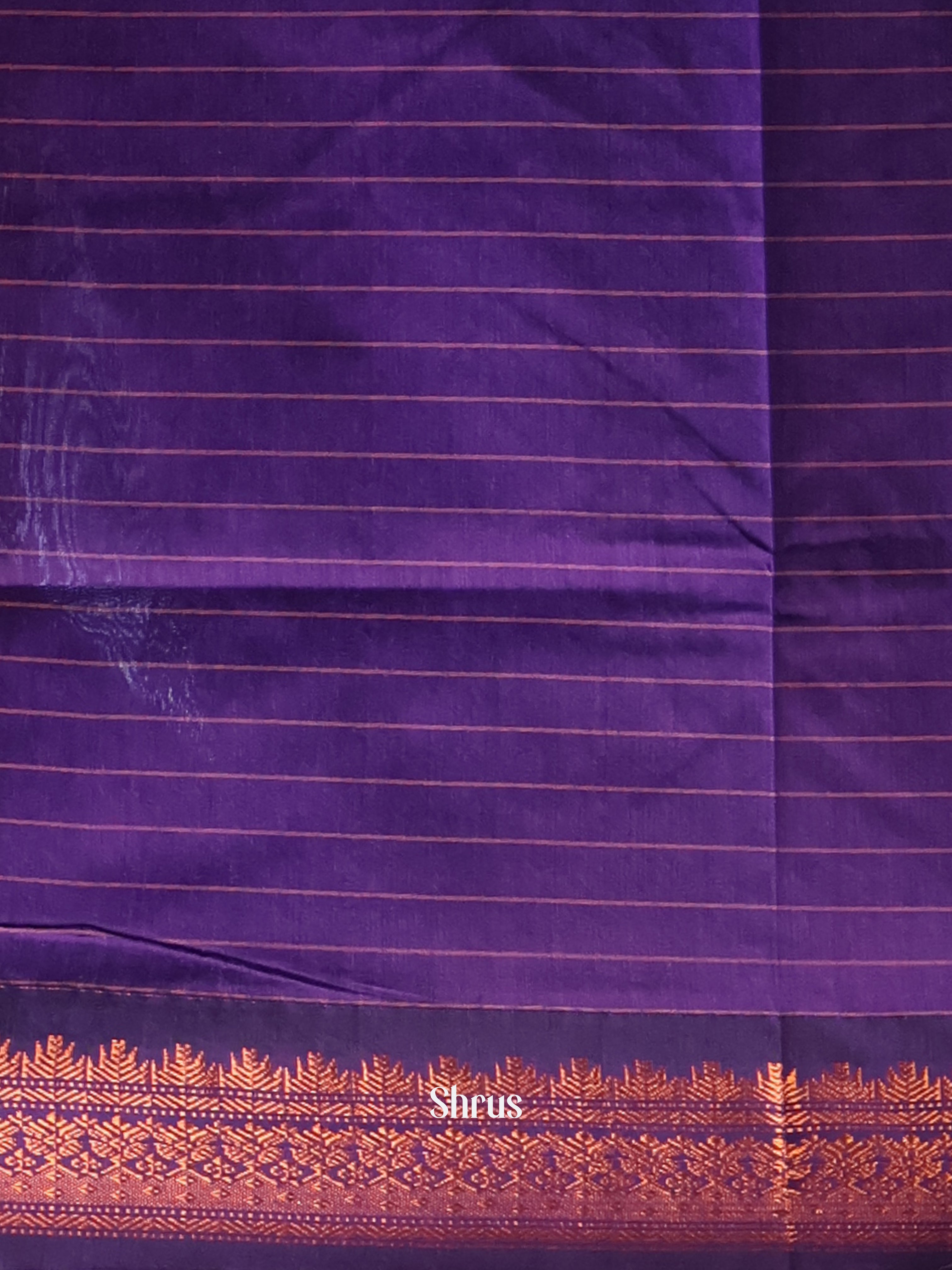 Violet- Kalyani Cotton Saree