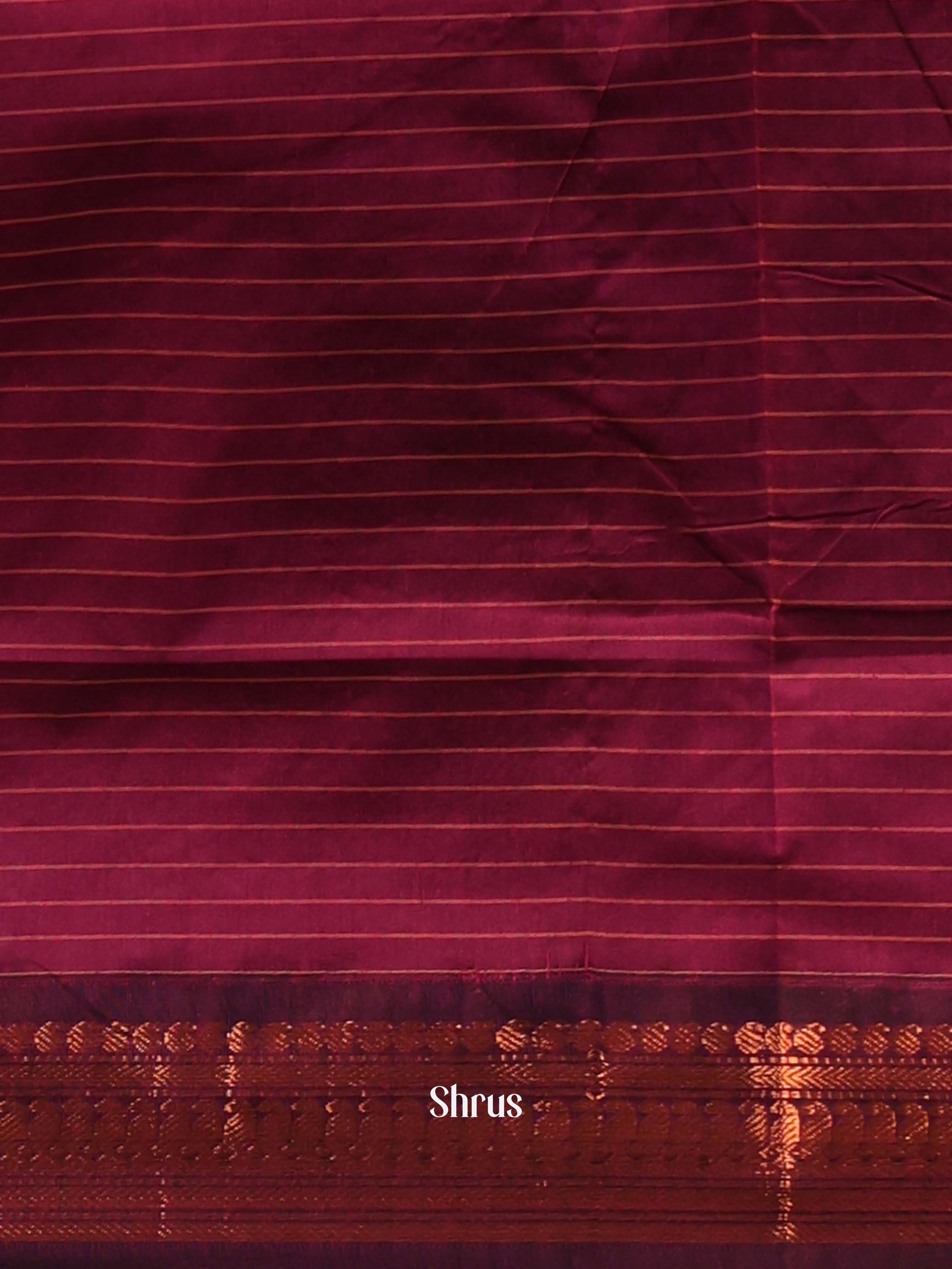 Green & Purple - Kalyani Cotton Saree