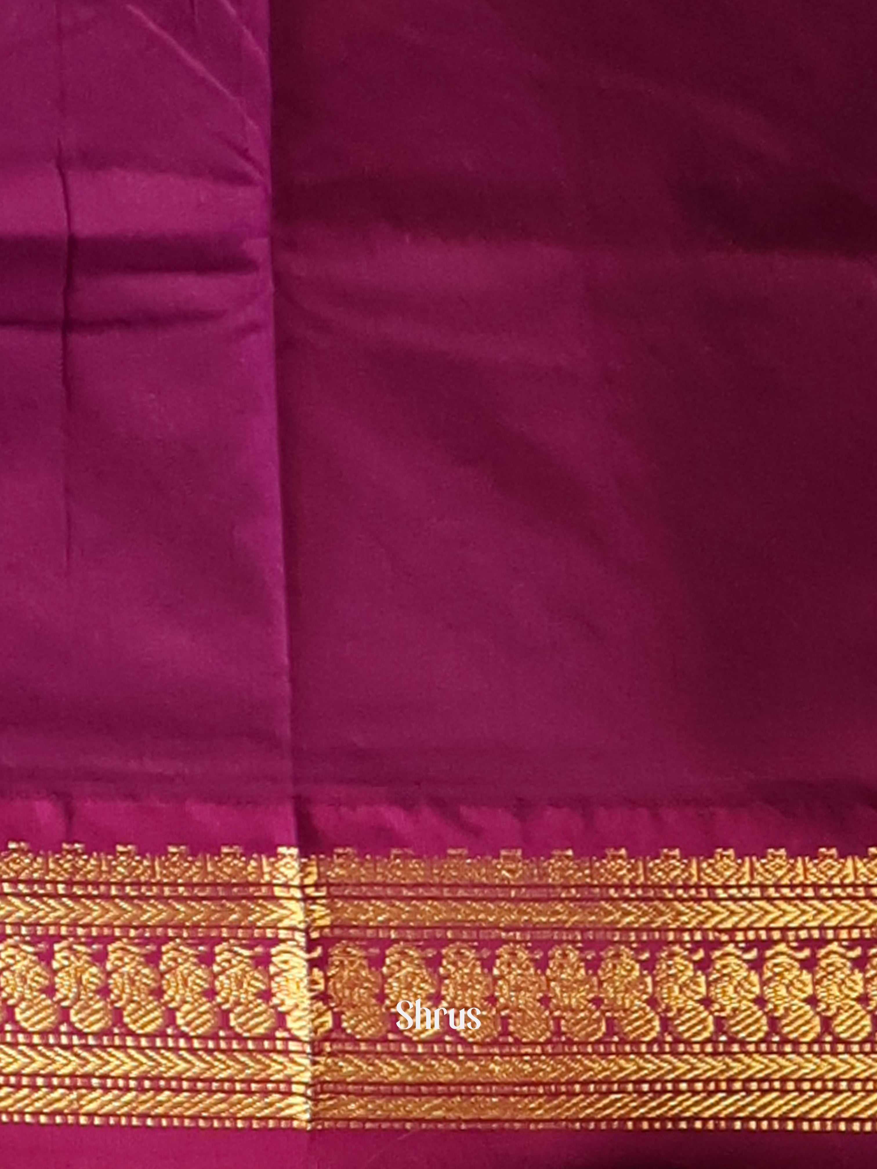 Purple  & Majenta  - Kalyani Cotton Saree