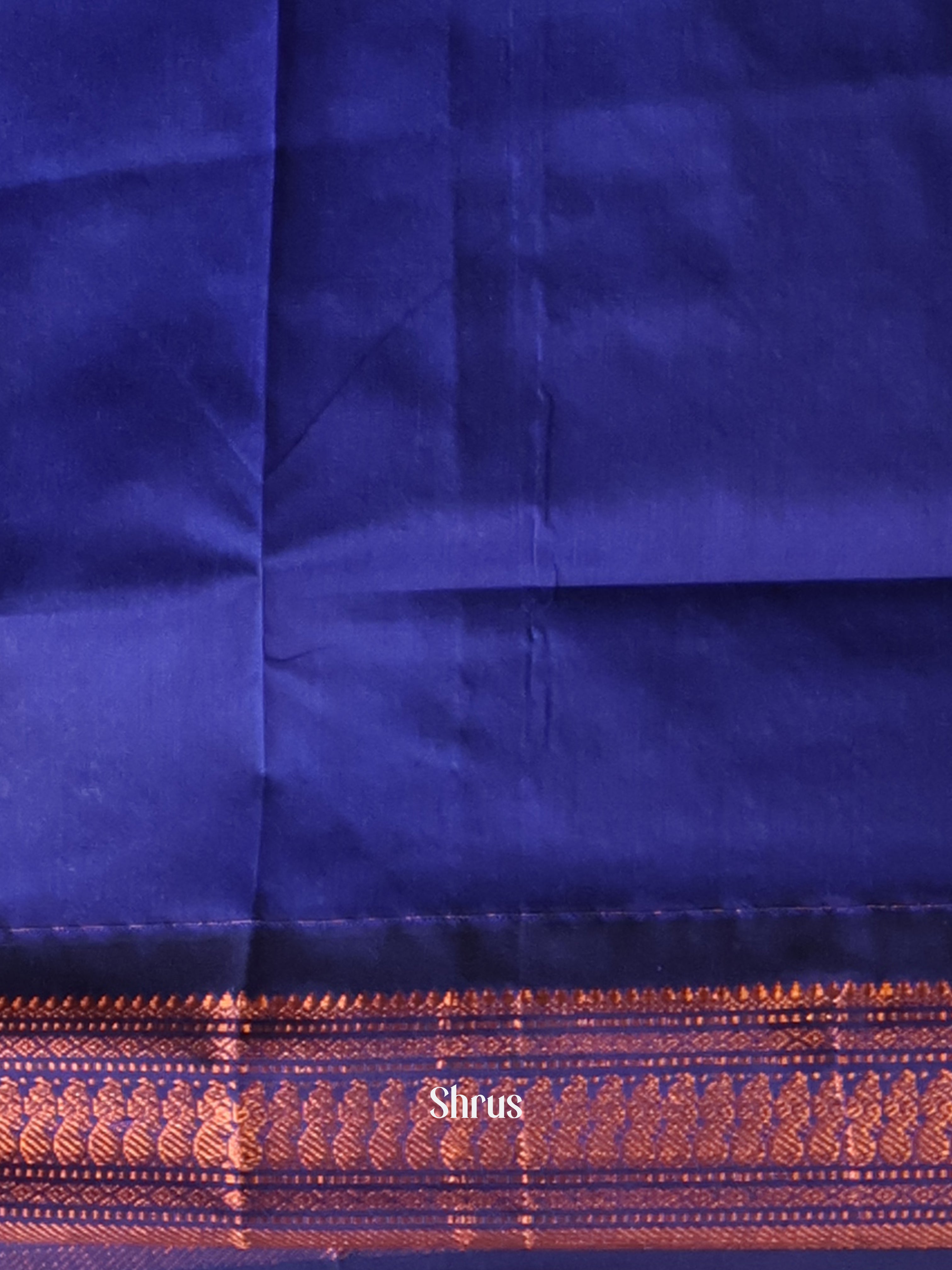 Grey & Blue- Kalyani Cotton Saree