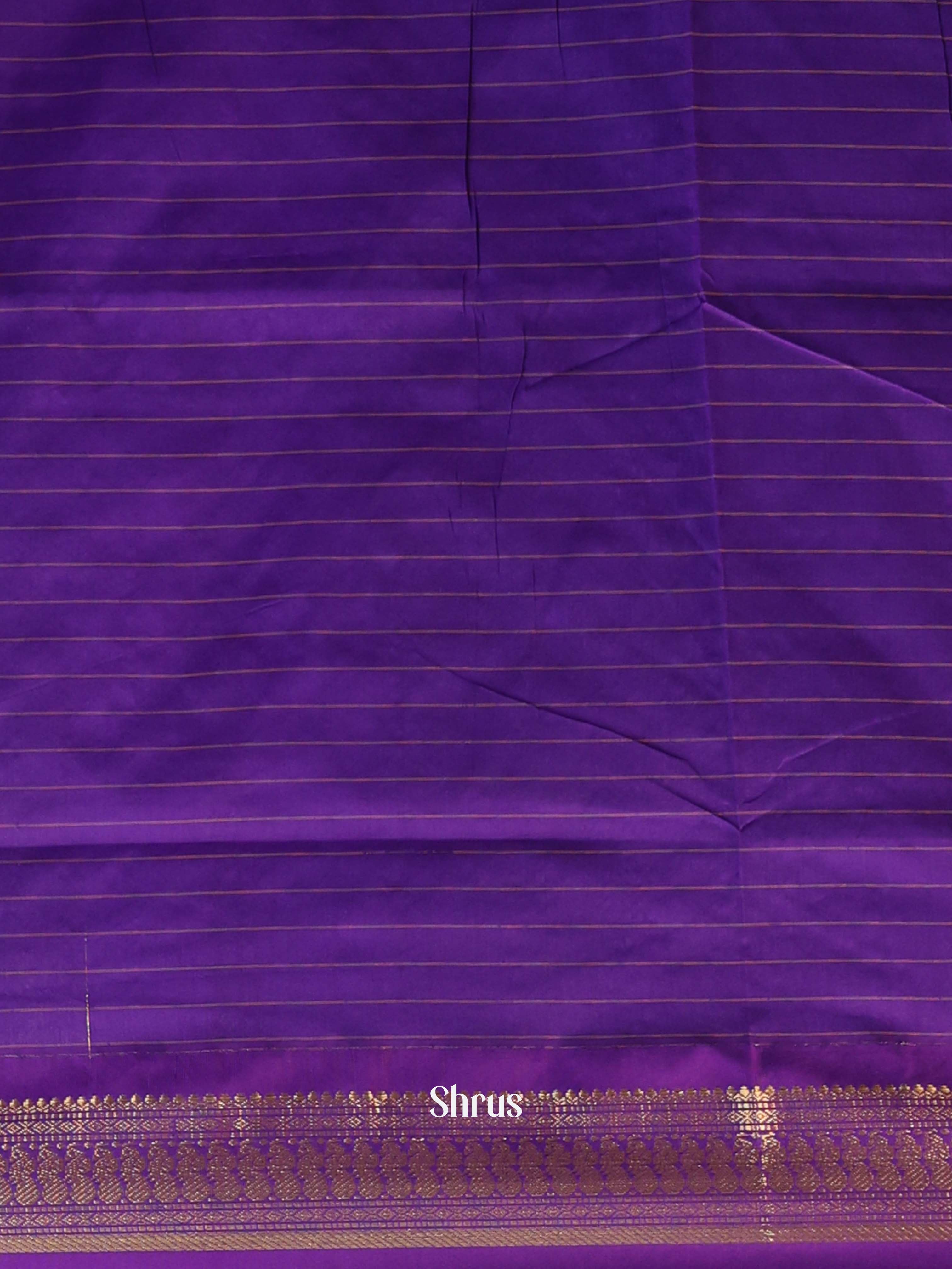 Lavender & Purple - Kalyani Cotton Saree